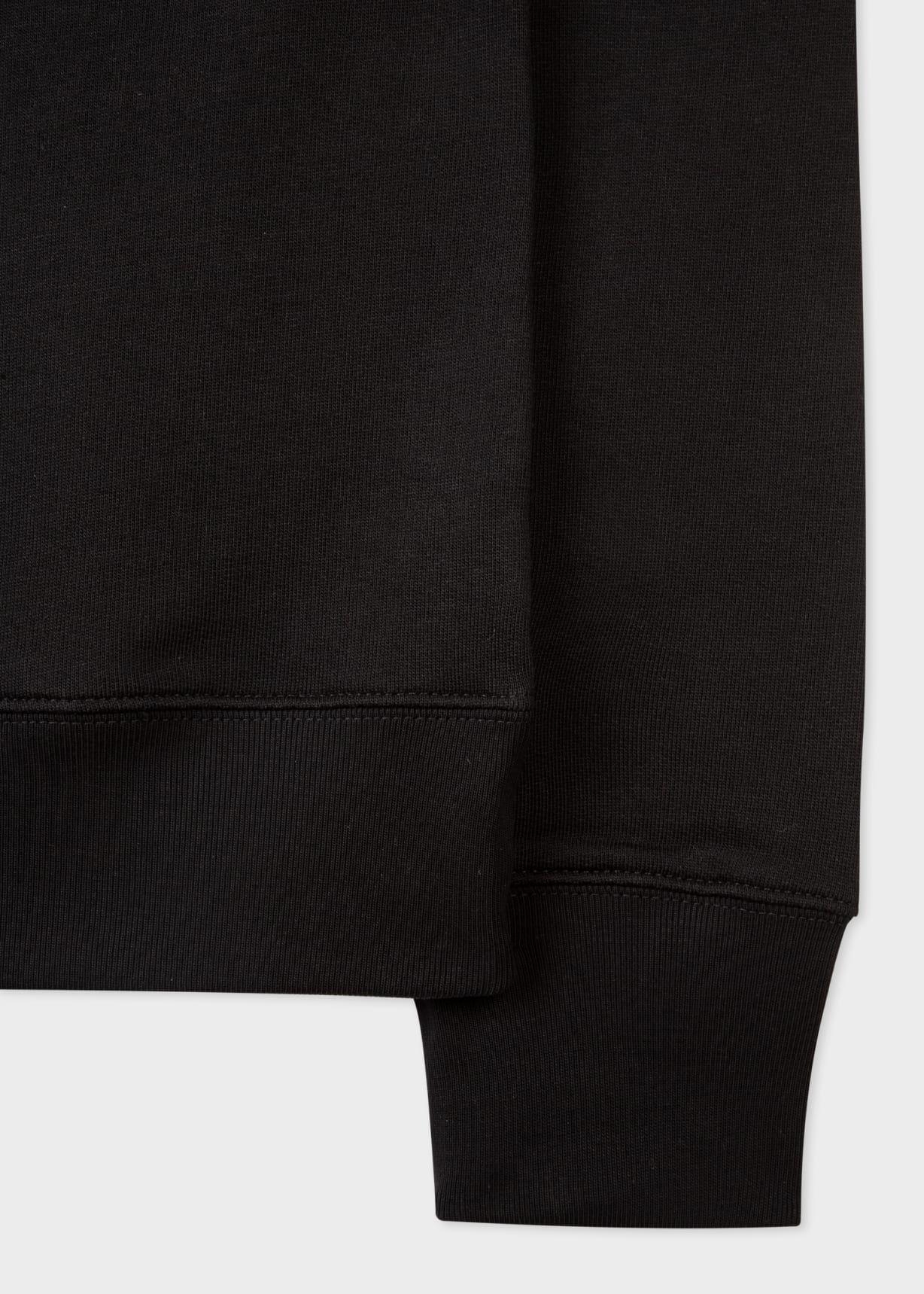 スウェット・トレーナー Paul Smith Men's Zebra Zip-Up Sweatshirt M2R168TKZEBRA-79 Men's Black Cotton Zebra Logo Zip-Neck Sweatshirt