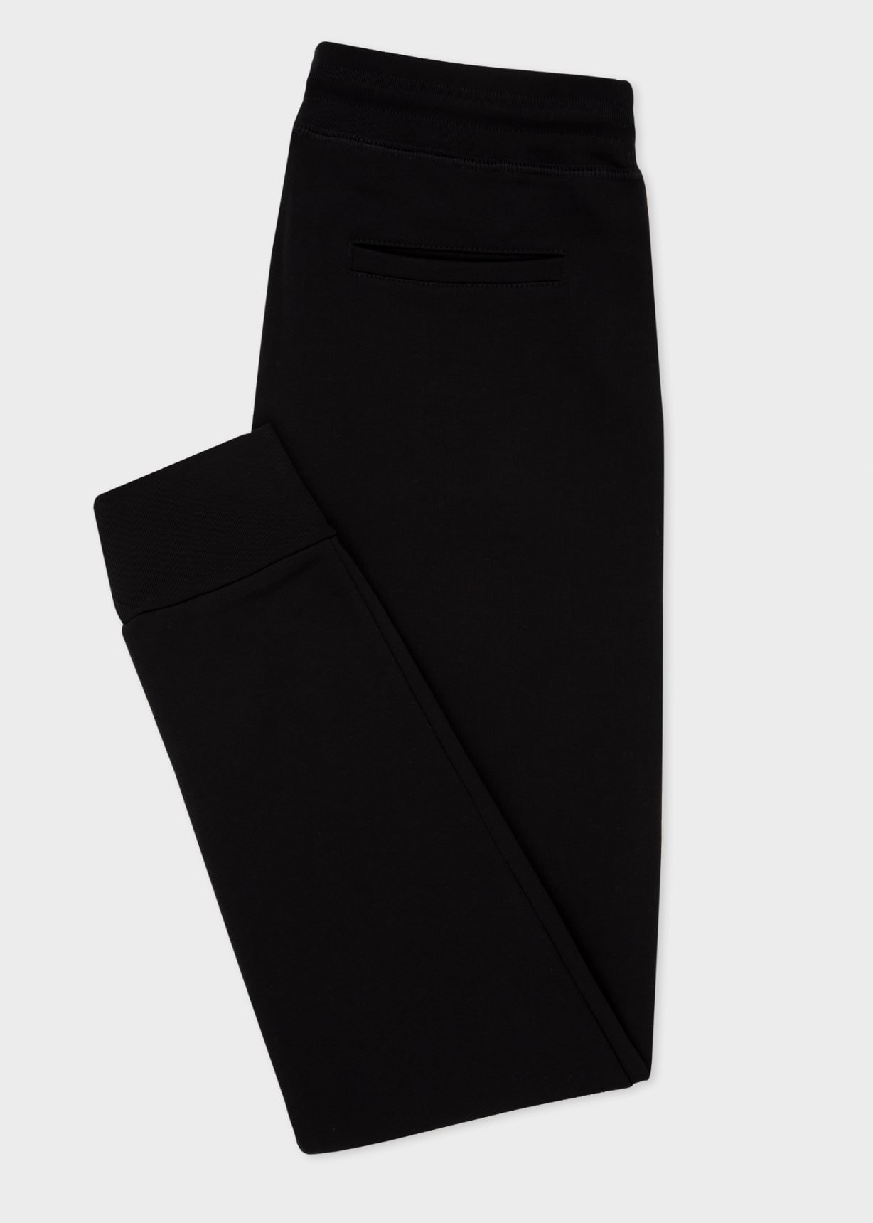 Men's Slim-Fit Black Zebra Logo Sweatpants