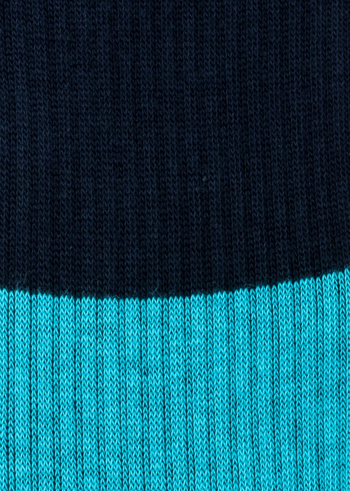 Men's Turquoise Tri Block Socks