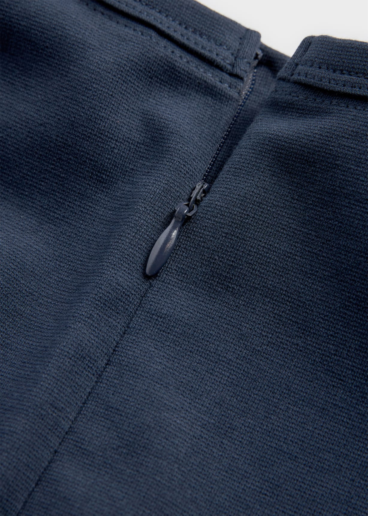 Detail View - 2-13 Years Navy Ponte Stripe Dress Paul Smith