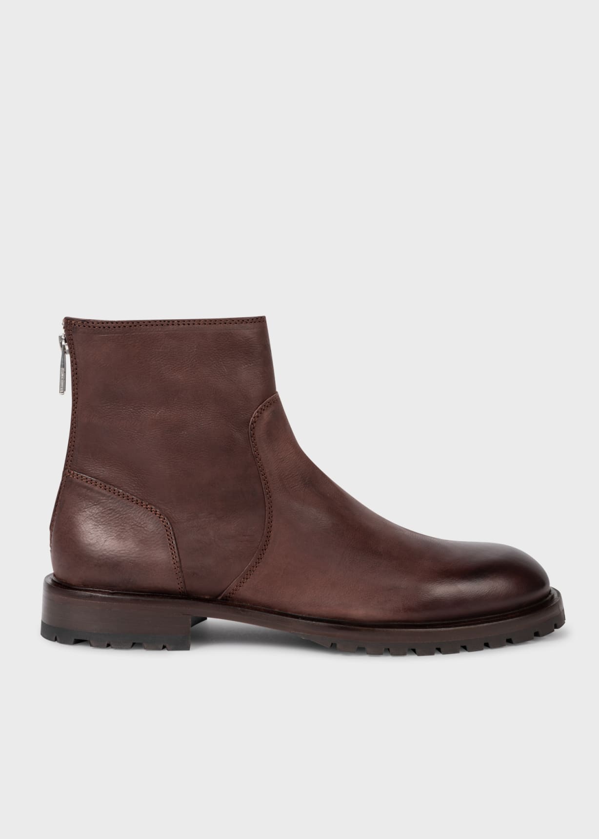 Men's Chocolate Leather 'Falk' Boots