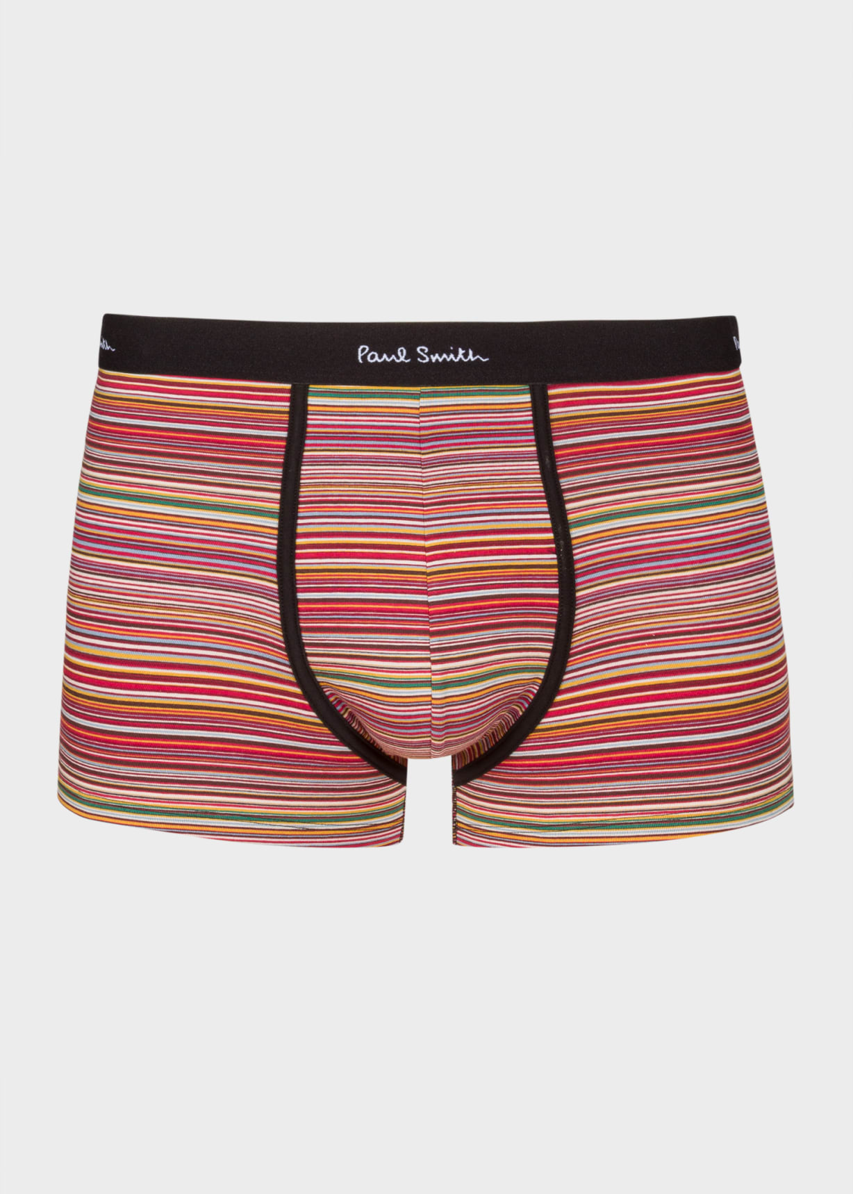 90s paul smith two-tuck stripe スラックス Men's Black Mixed Stripe Boxer Briefs Three Pack