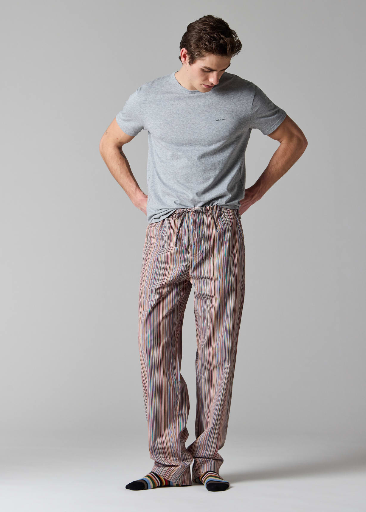 Trigema Bas De Pyjama Homme En Coton Doux - Pantalon Long Confortable Pour Nuits Réparatrices