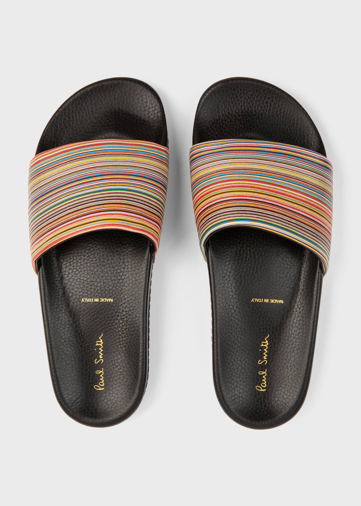 Paul Smith mens Signature Stripe Dru\' Slides, size 10 M1S-DRU04-PRUB-92_2.jpg main image 4