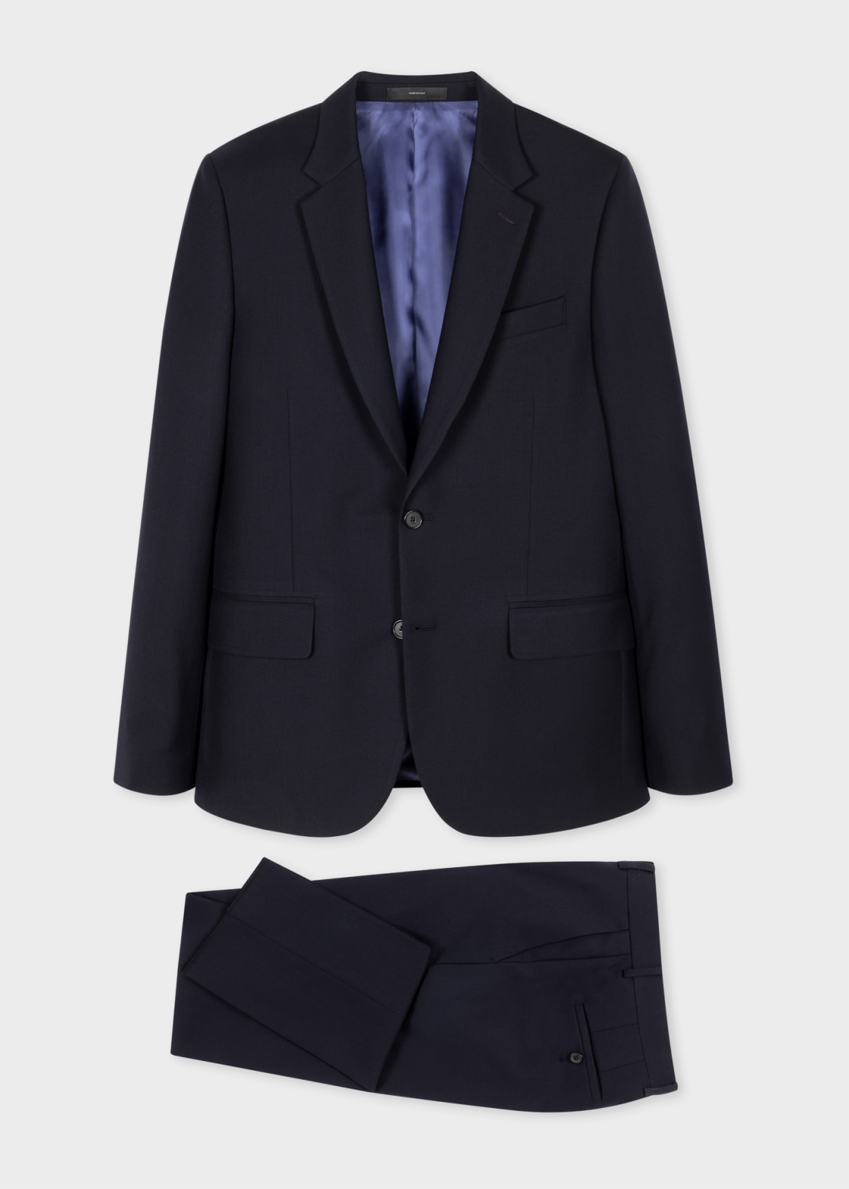 なんでも鑑定団よりも驚き！ The Soho In Travel To Suit 'A Wool Navy Tailored-Fit Men's - スーツ