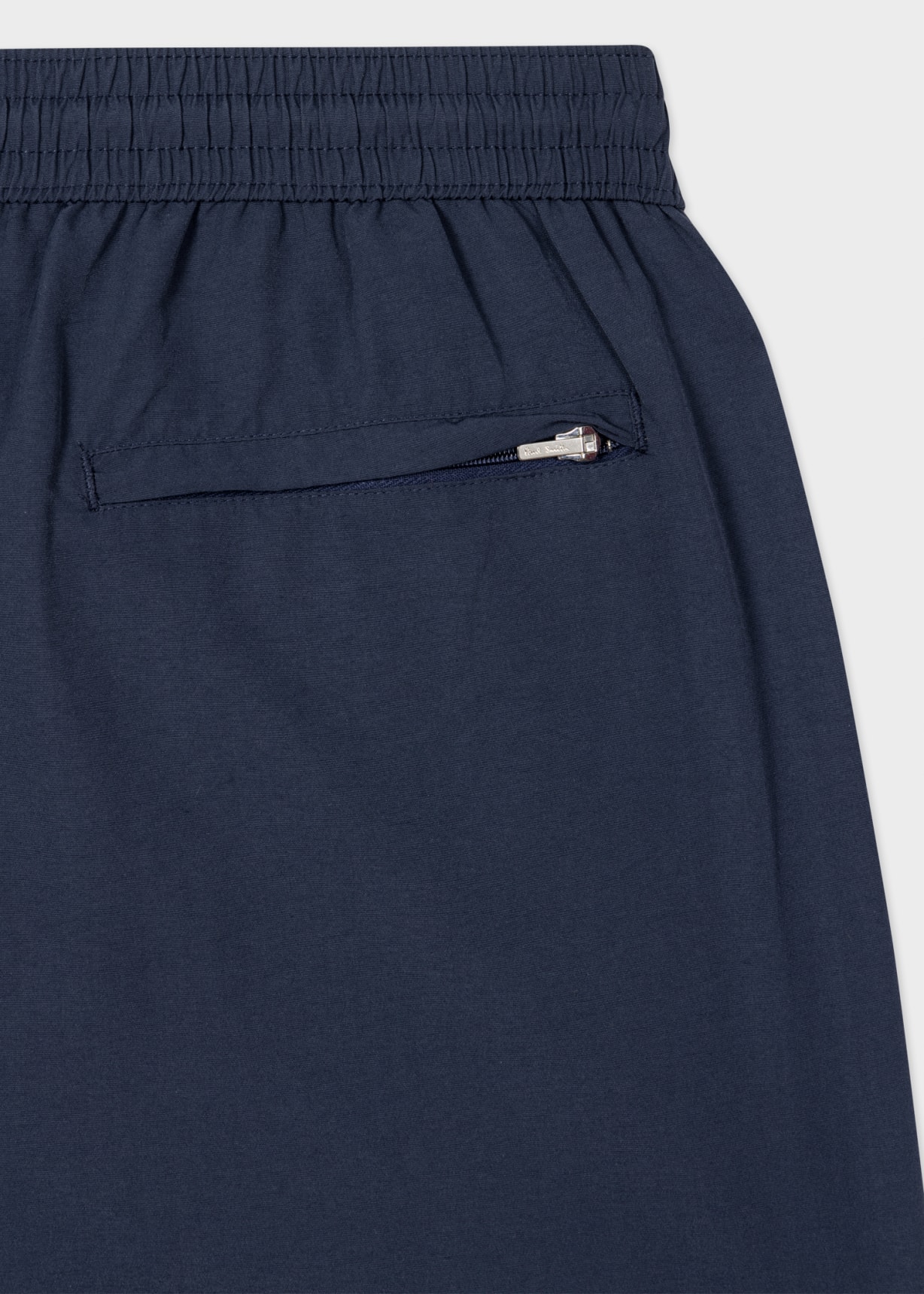 Men's Navy Blue Swim Shorts With 'Artist Stripe' Trim