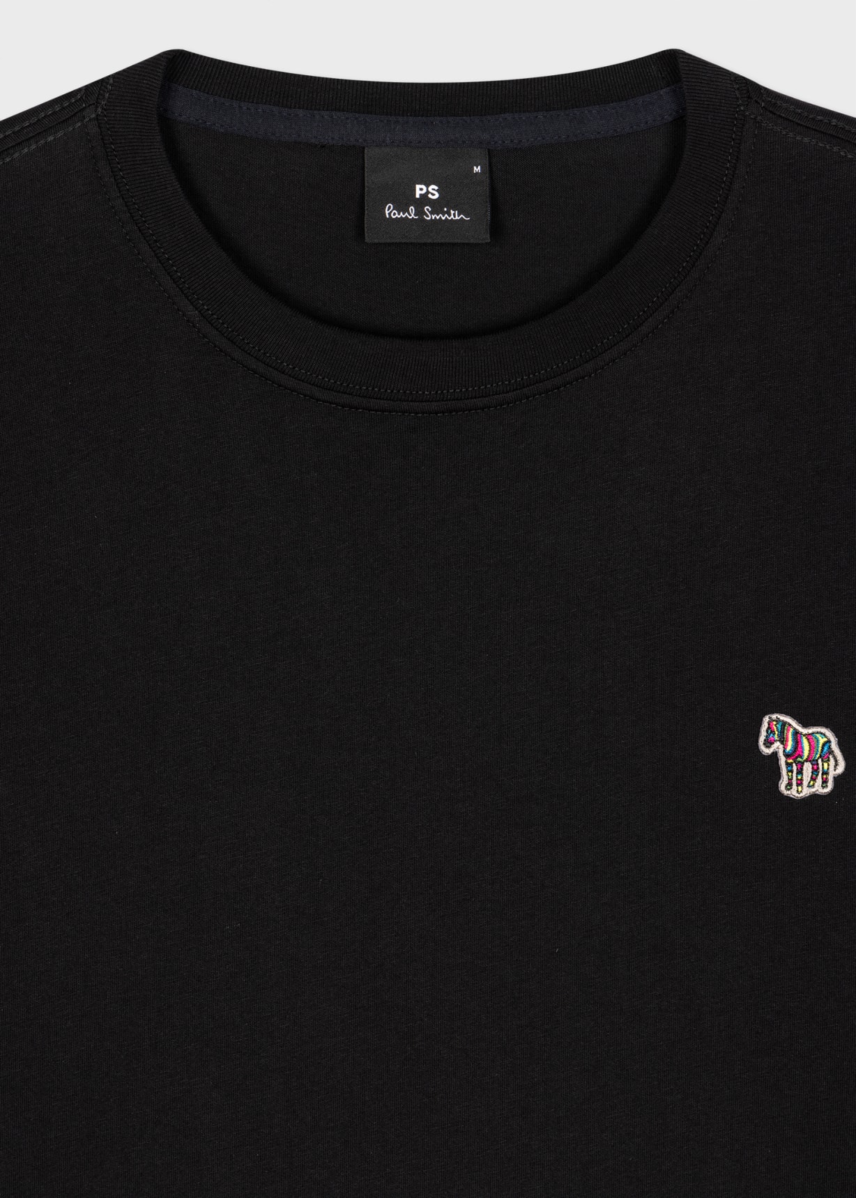 Paul Smith｜ (M2R 204ZE PP5111 79) Men's Dark Navy 'Broad Stripe Zebra' T-Shirt