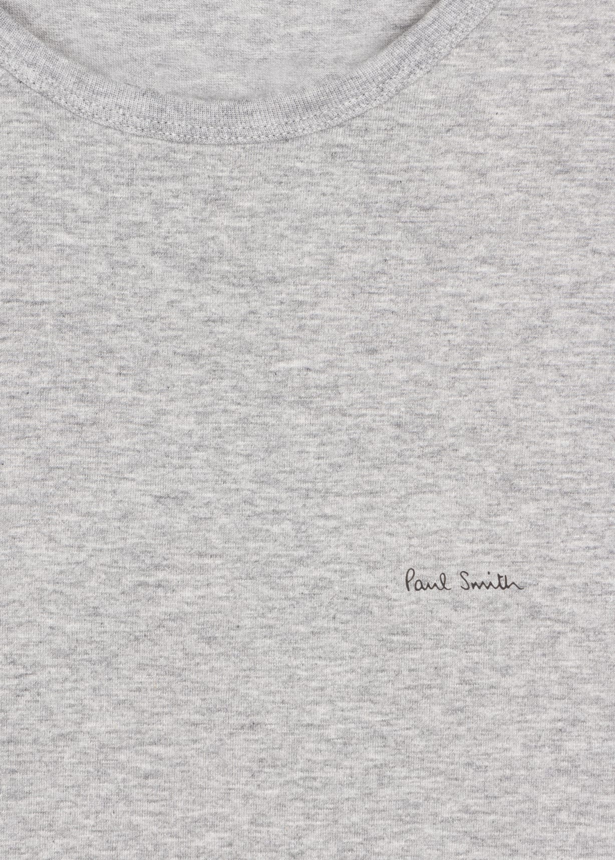 Tシャツ・カットソー Paul Smith Paul Smith Cotton Slim Fit Shirt PS Paul Smith Men's Cotton Zebra Logo T-Shirt, Black