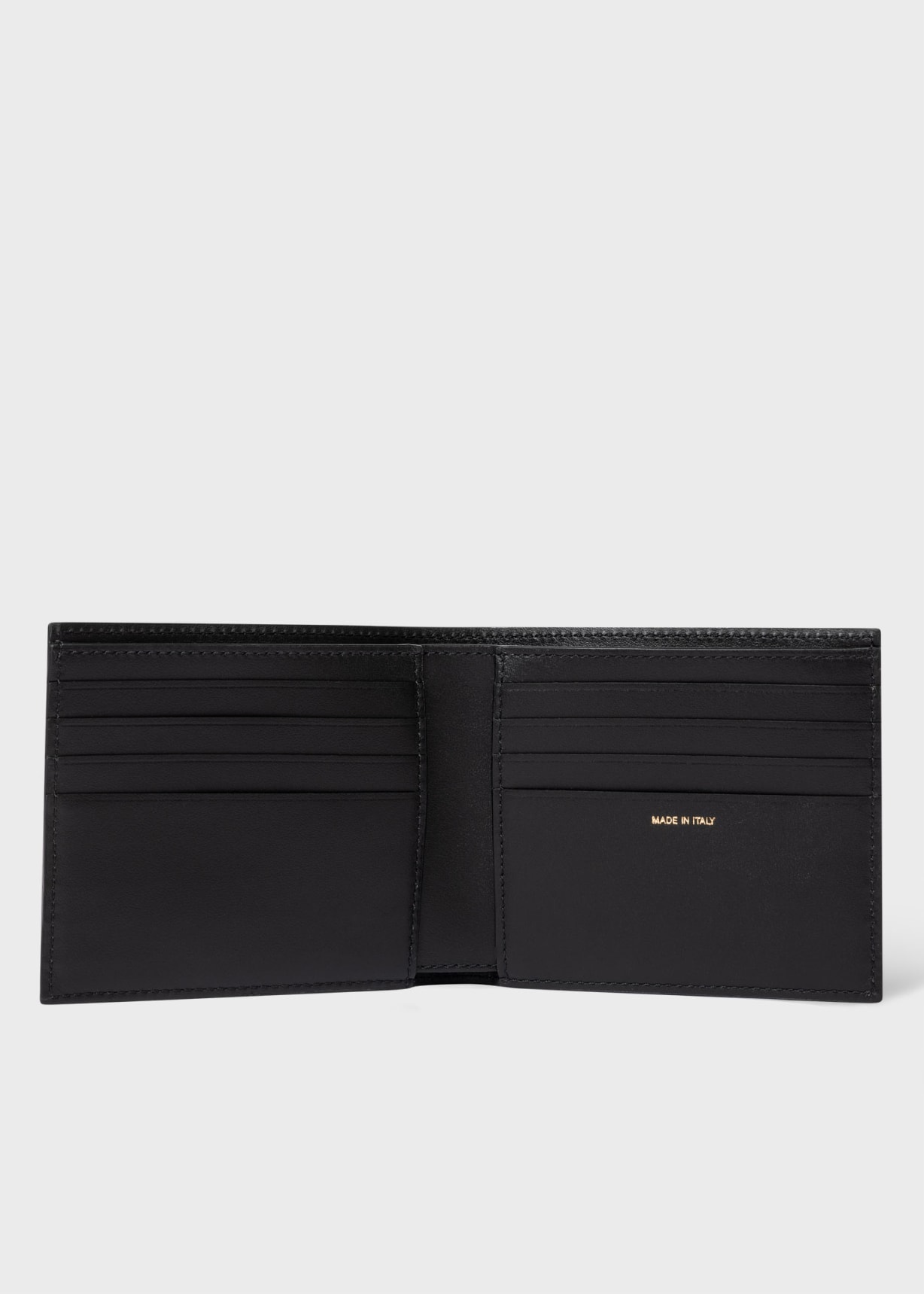 Men's Black 'Signature Stripe Block' Billfold Wallet