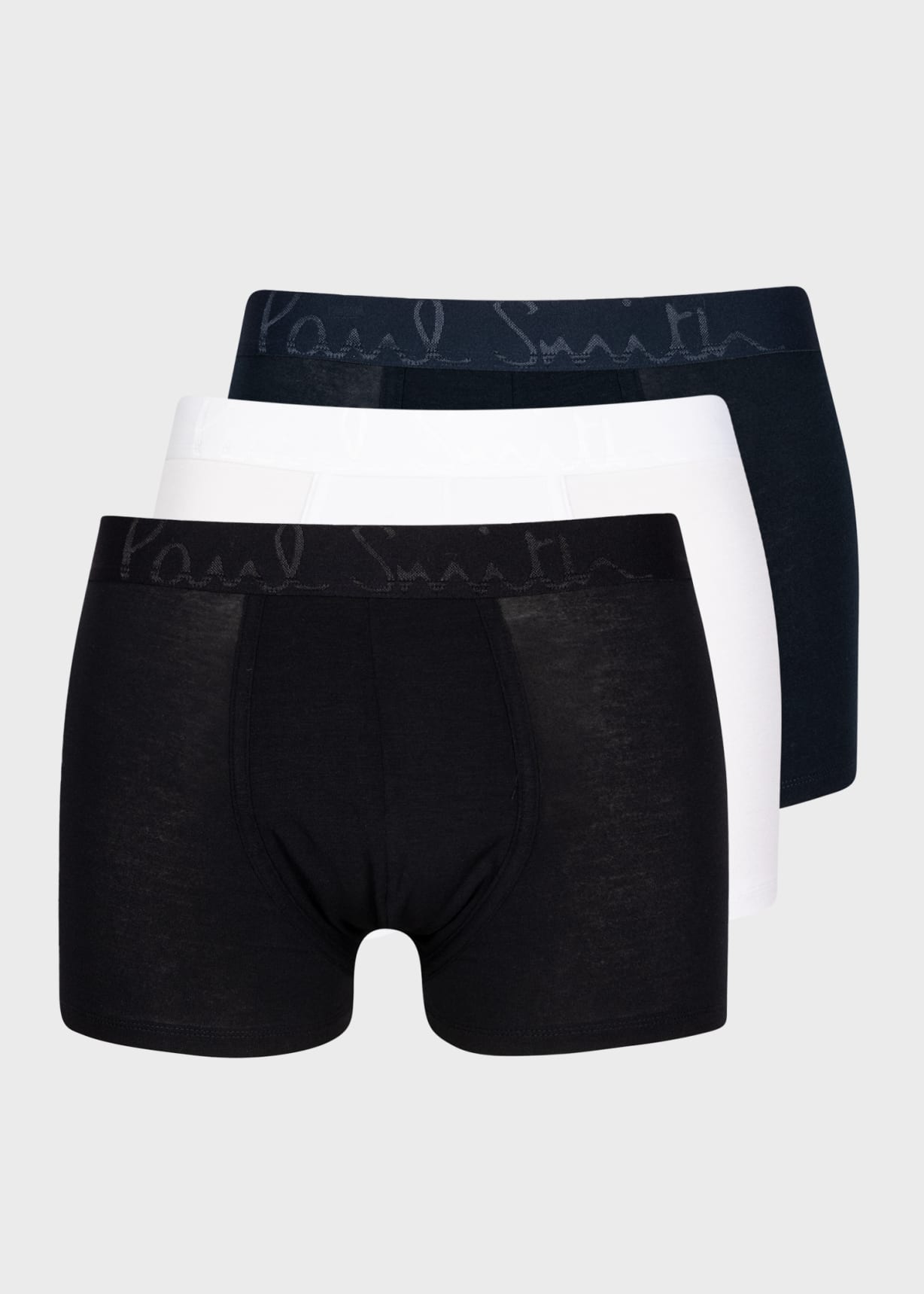 Men's Classic Tri-Colour Comfort Boxer Briefs Three Pack