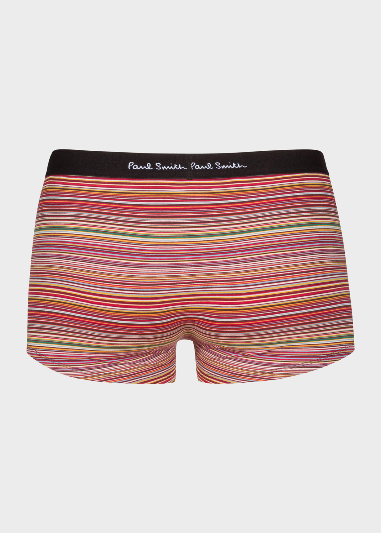 90s paul smith two-tuck stripe スラックス Men's Black Mixed Stripe Boxer Briefs Three Pack
