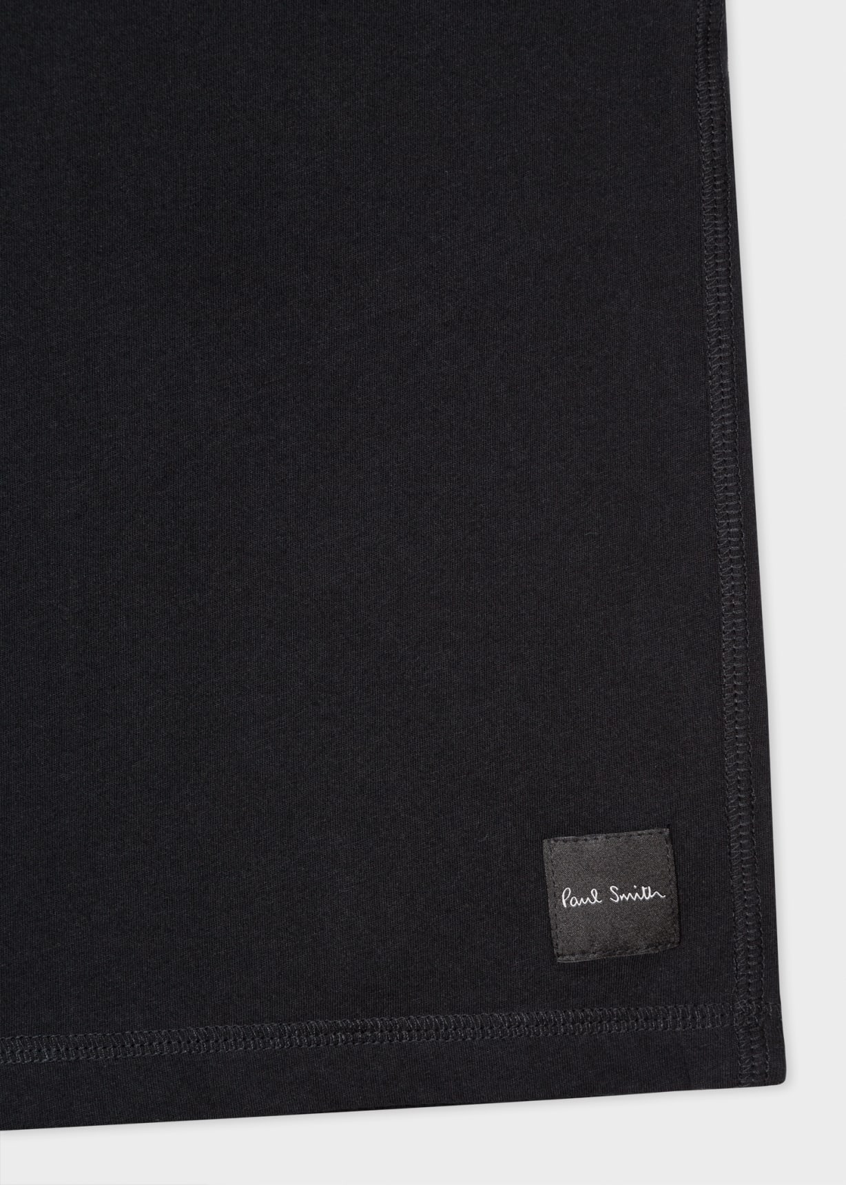 Product View - Black Jersey Cotton Lounge Shorts by Paul Smith