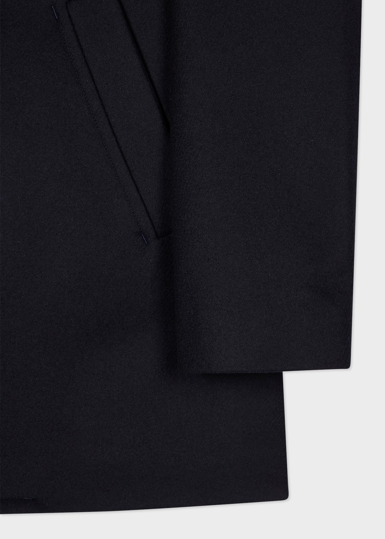 ジャケット・アウター Paul smith alpaca wool long coat navy ex PS Paul Smith Wool Coat Navy at CareOfCarl.com