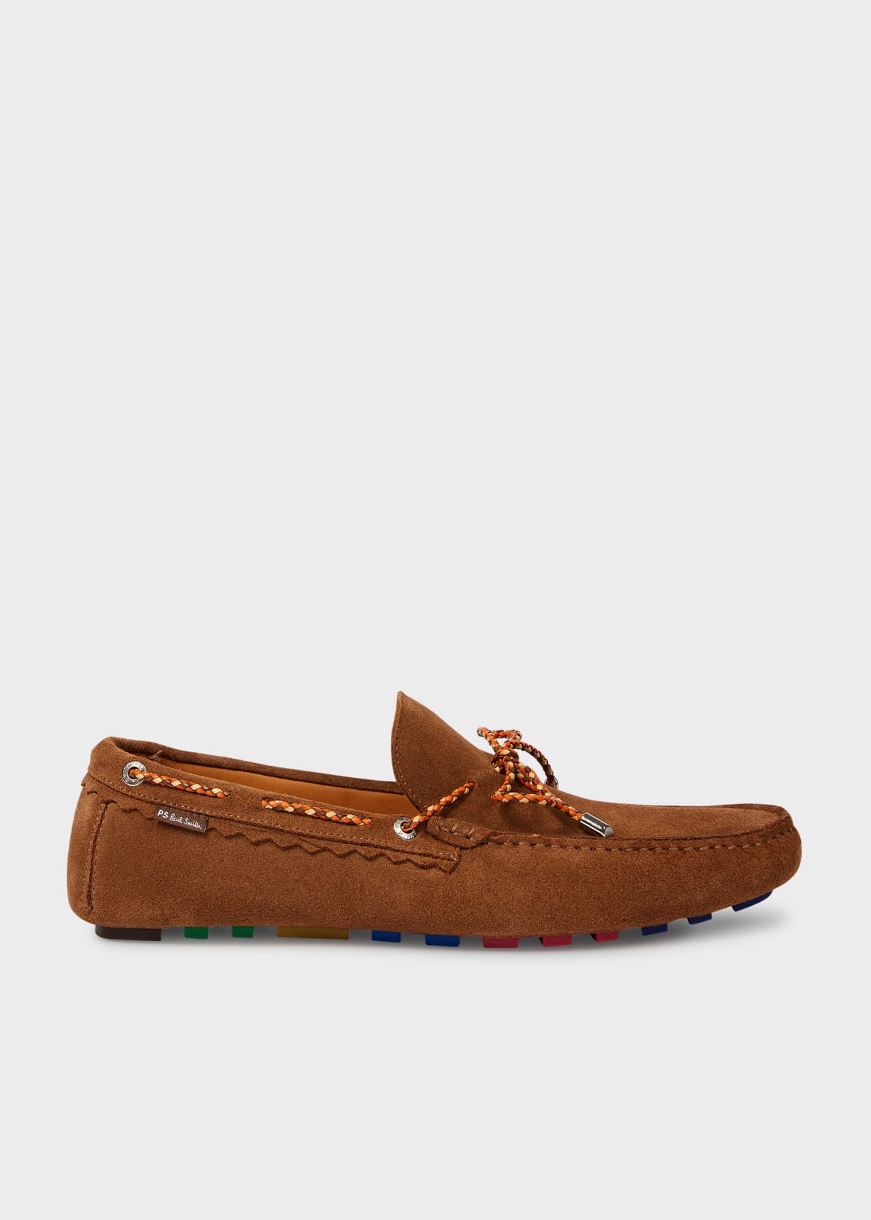Product View - Tan Suede 'Springfield' Driving Loafers Paul Smith 