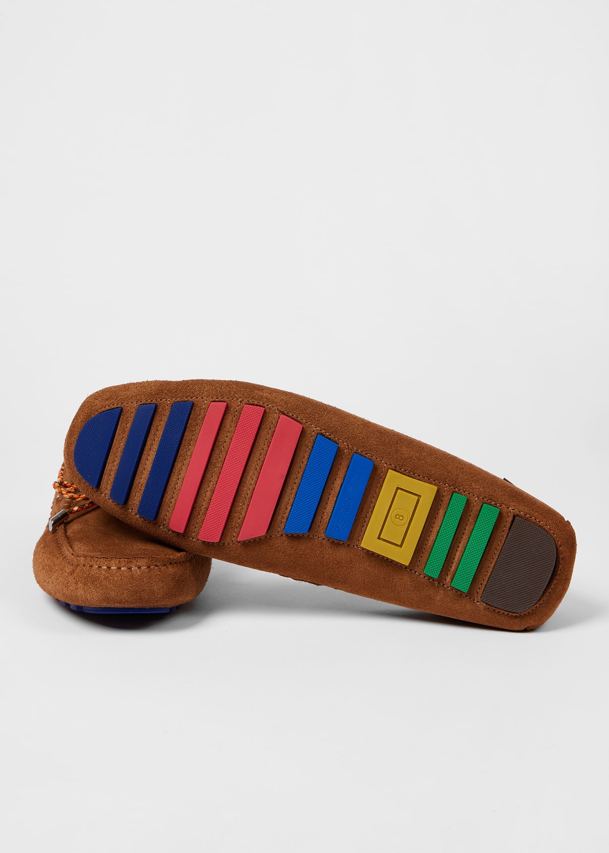 Product View - Tan Suede 'Springfield' Driving Loafers Paul Smith 