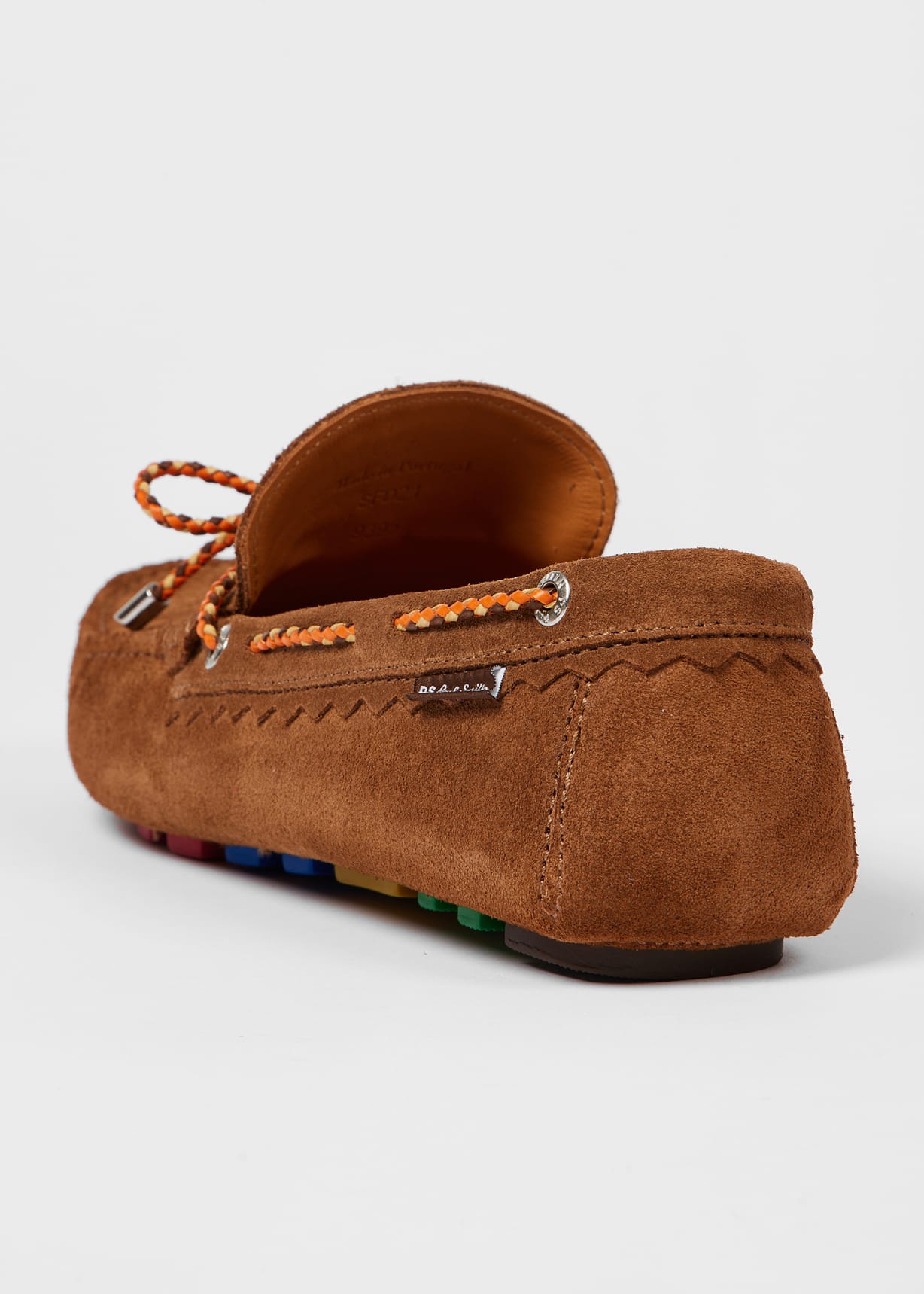 Product View - Tan Suede 'Springfield' Driving Loafers Paul Smith 