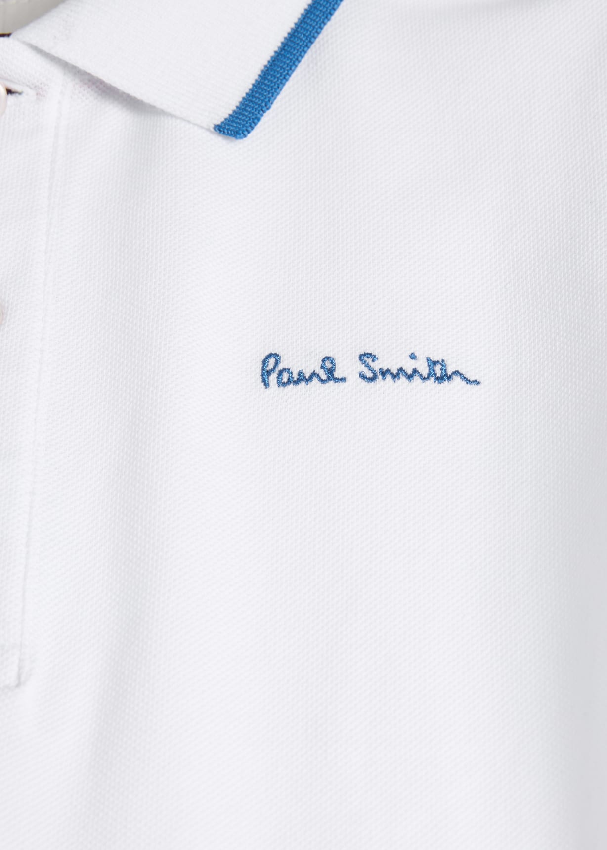 Product view - 2-13 Years White Short Sleeve Signature Polo Shirt