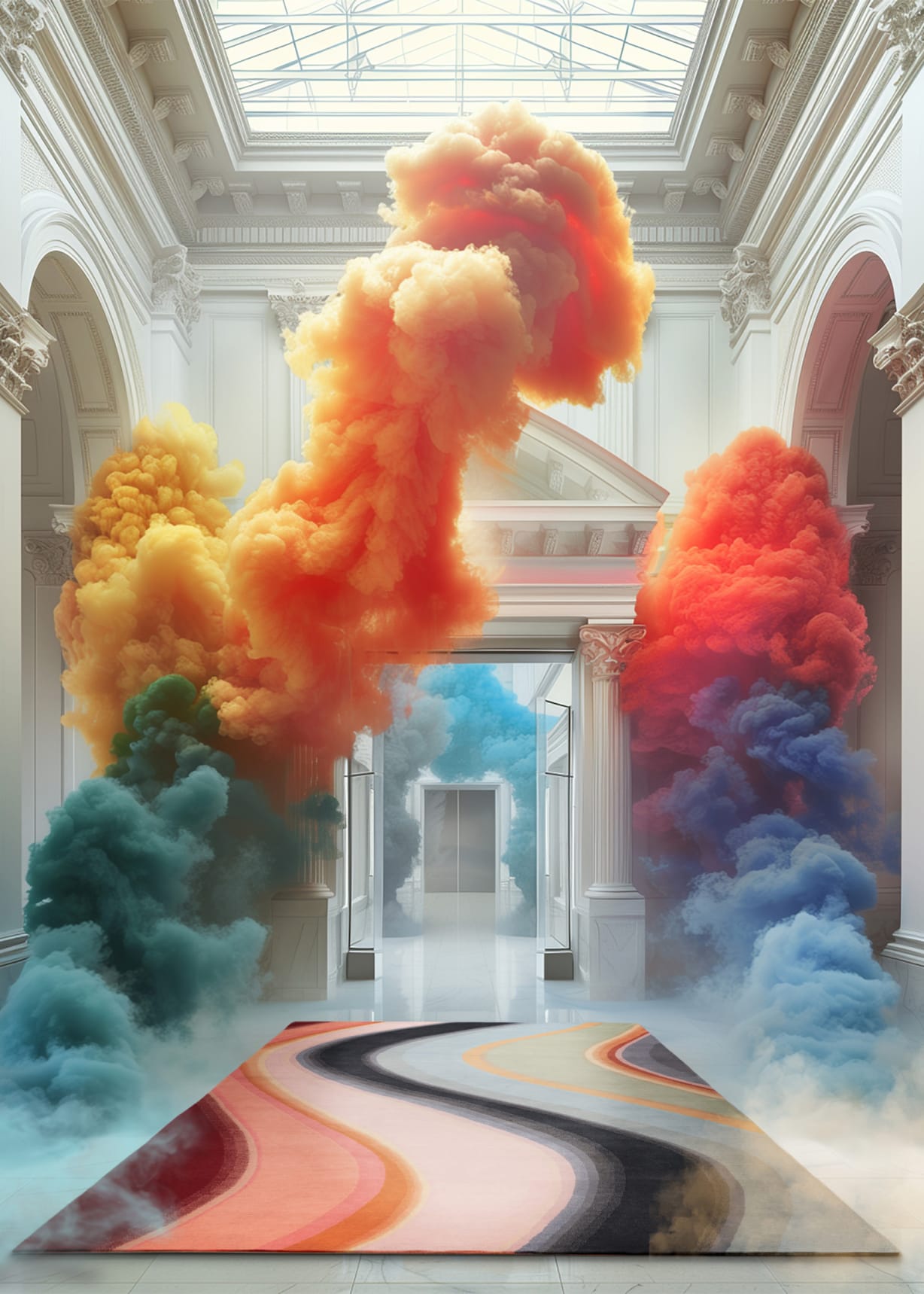 Paul Smith for The Rug Company - Spray Swirl Rug