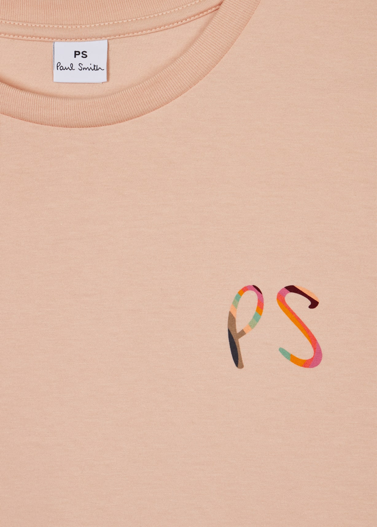 Women's Brown 'Swirl' PS Logo T-Shirt