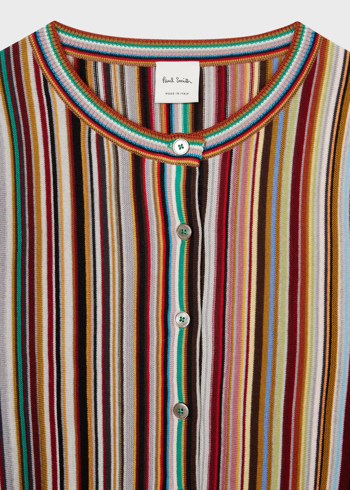 Classic Stripe Knit Cardigan