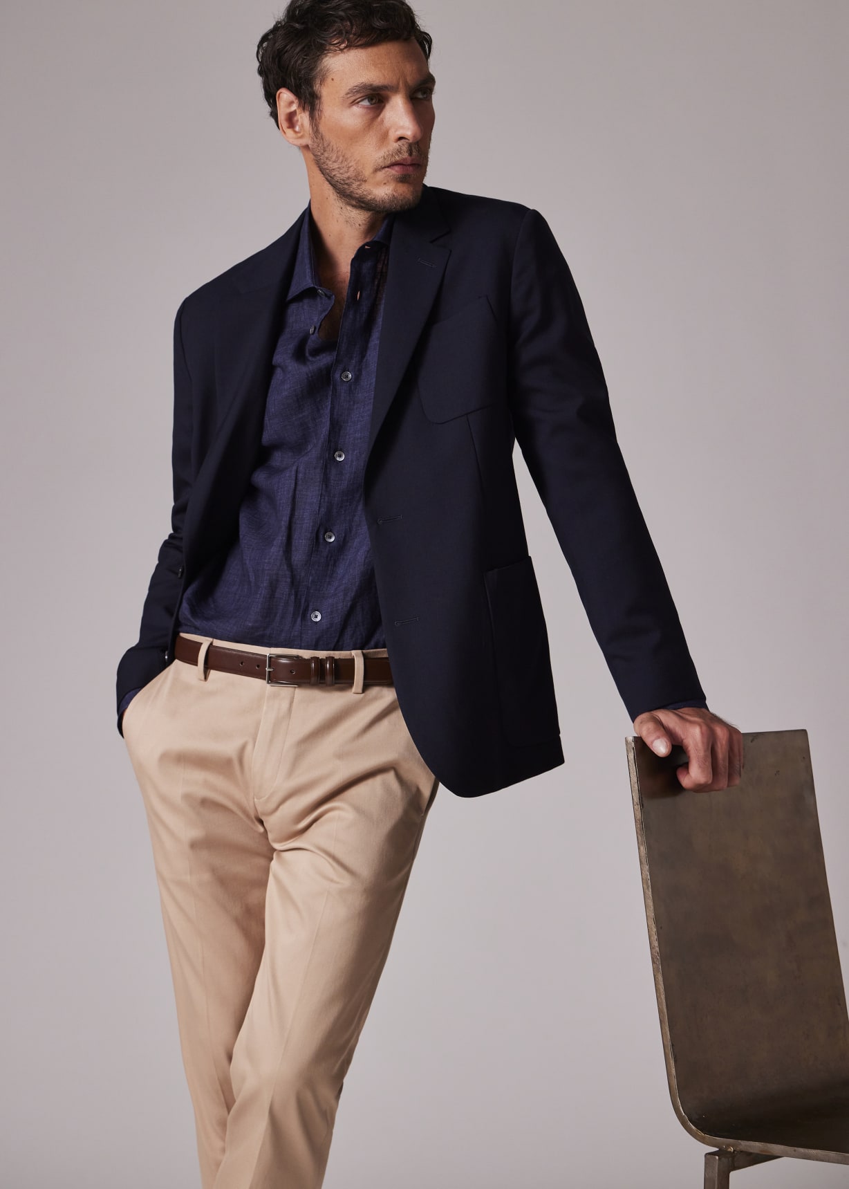 Suit And Khaki Blazer Navy Pants Wear Chinos And Suit Jacket