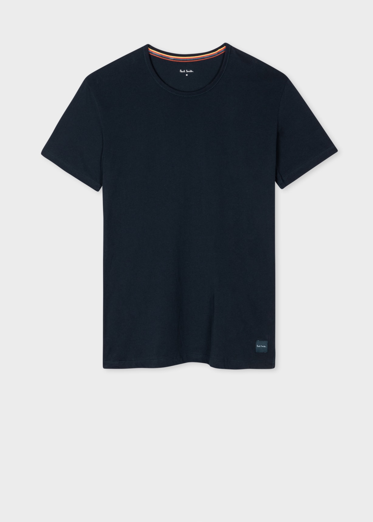 Product View - Men's Navy Cotton T-Shirt & Shorts Loungewear Set by Paul Smith