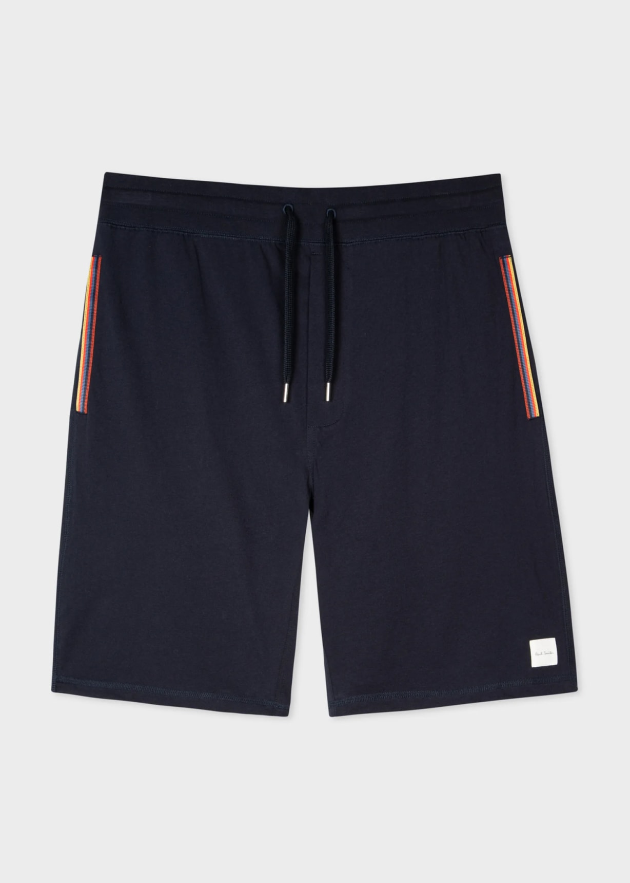 Product View - Men's Navy Cotton T-Shirt & Shorts Loungewear Set by Paul Smith