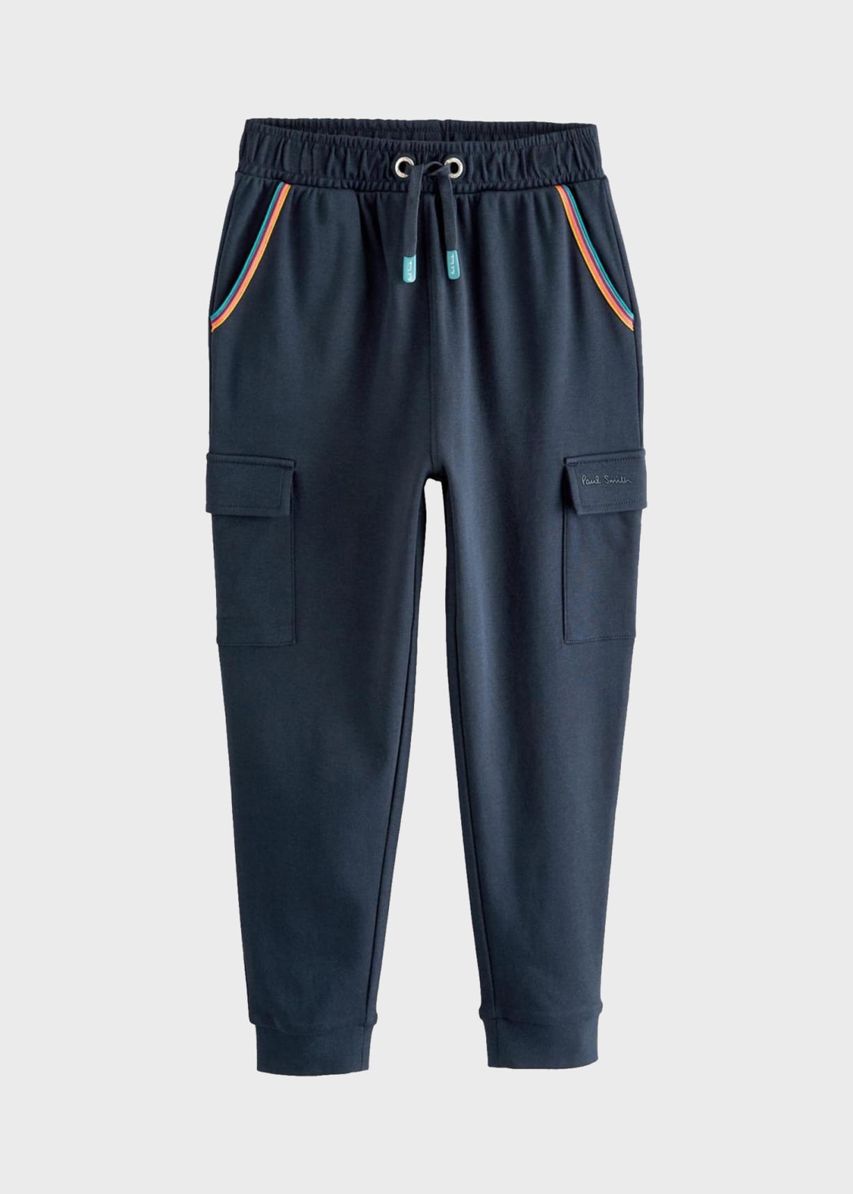 2-13 Years Navy 'Artist Stripe' Cargo Joggers