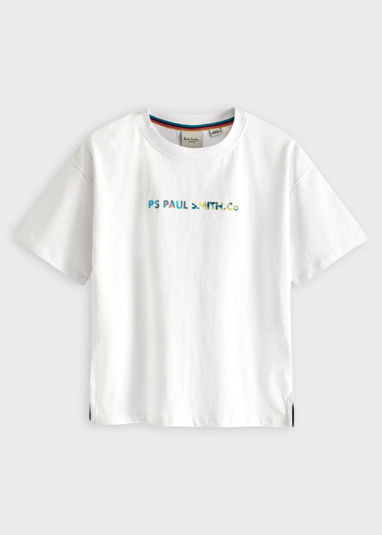 2-13 Years White 'Stacked Zebra' Print T-Shirt