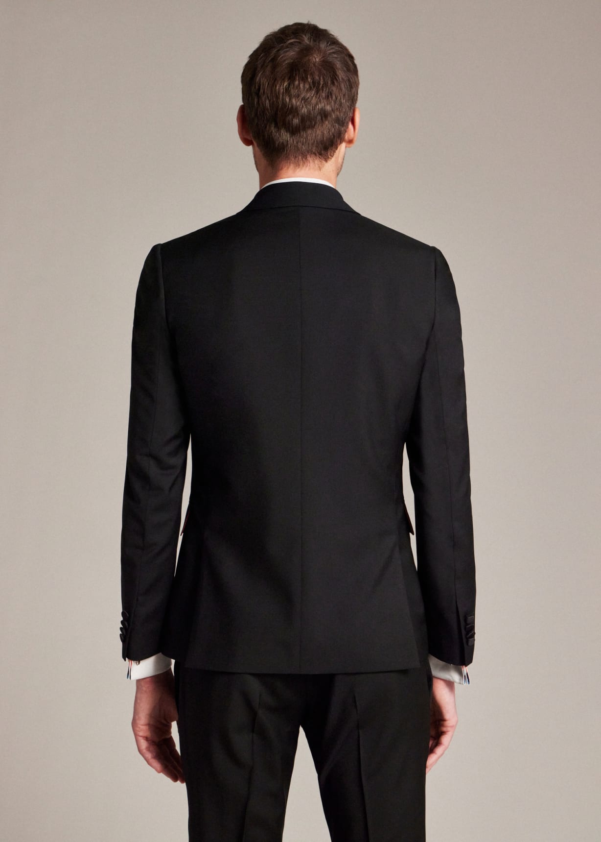 クリスマスファッション The Soho Suit Evening Wool-Mohair Black Tailored-Fit Men's - スーツ