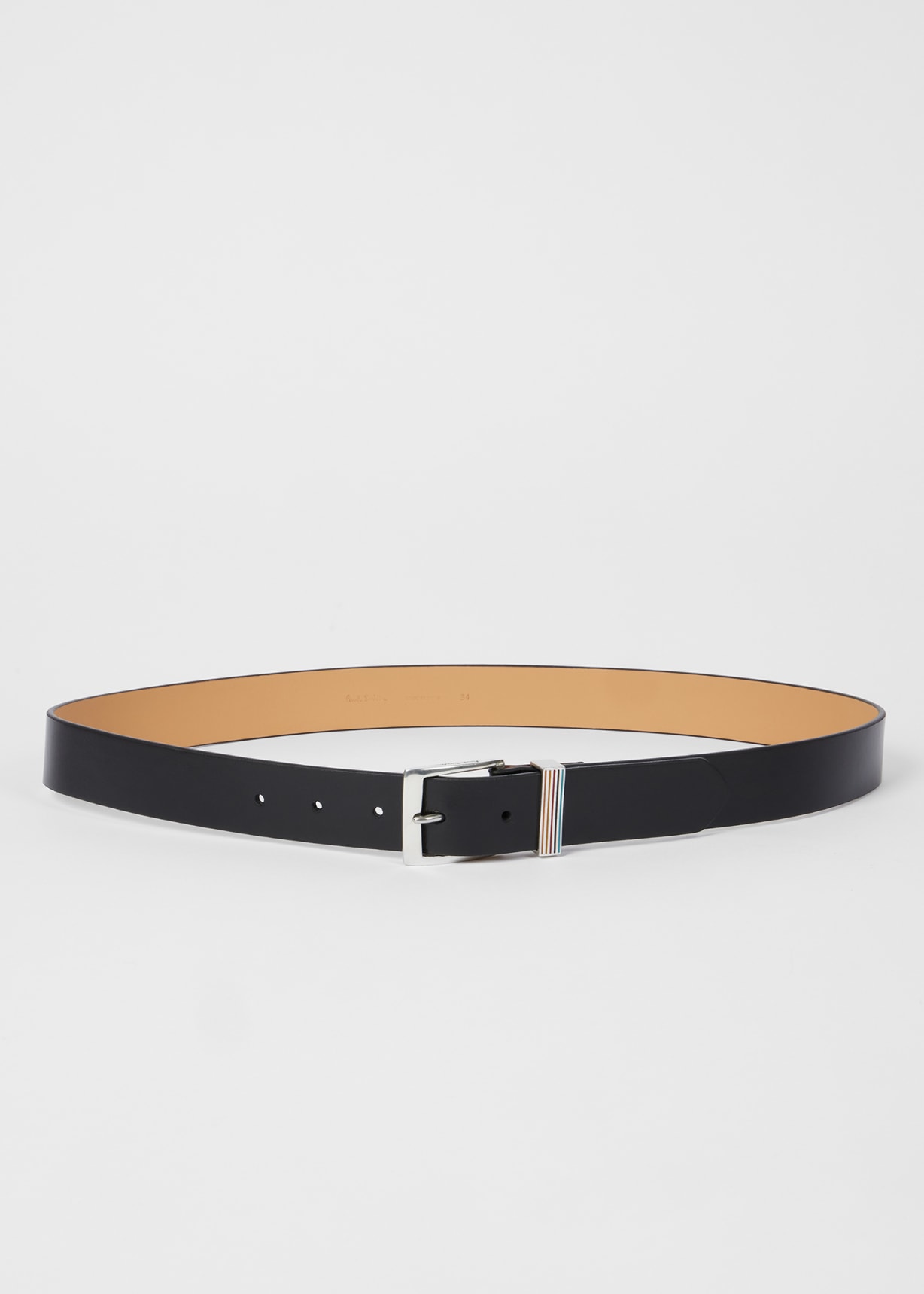 Amazon.com: PS Paul Smith Men Belt Ps Reflective, BLACK, 28
