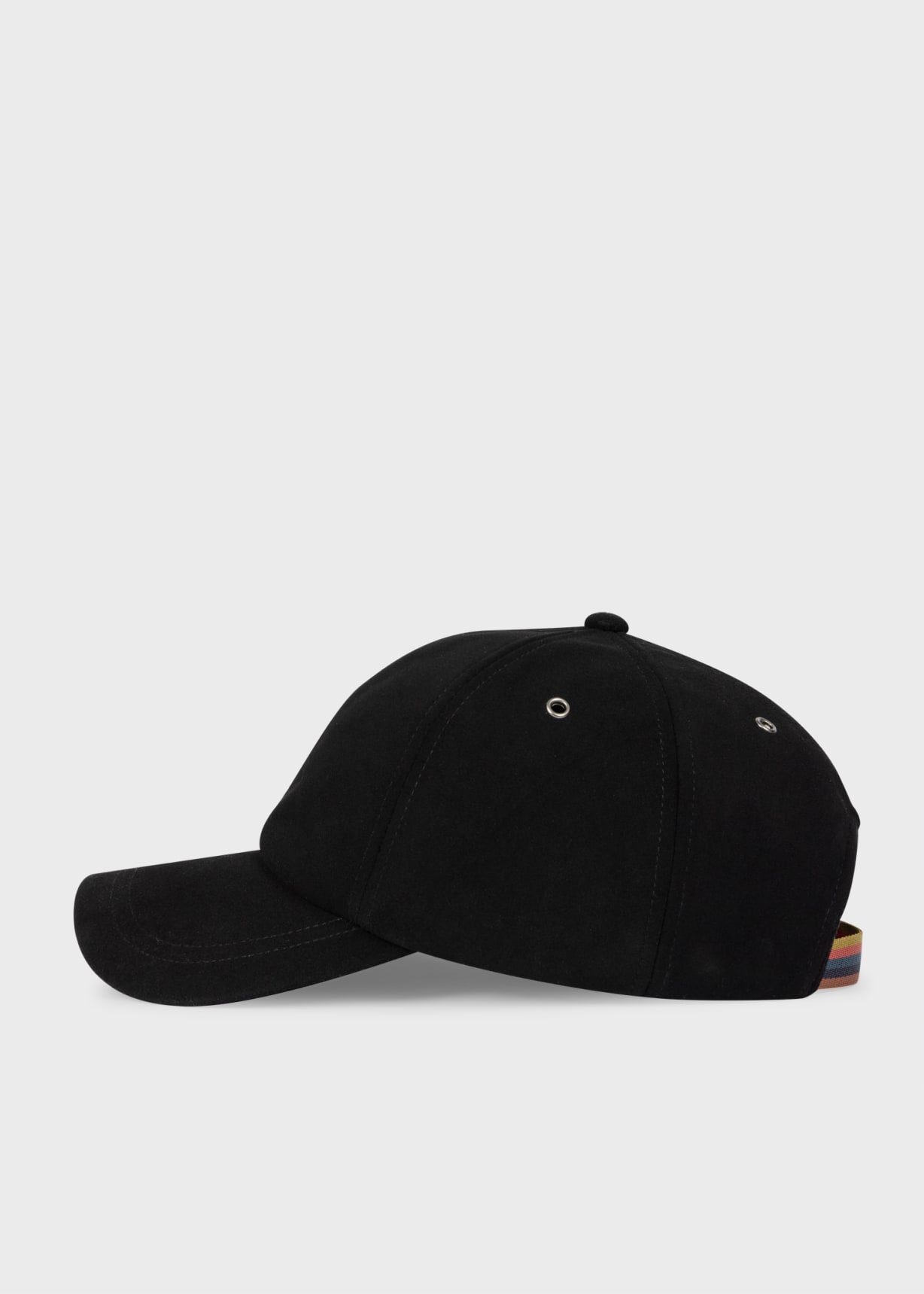 Men's Black Suede Baseball Cap