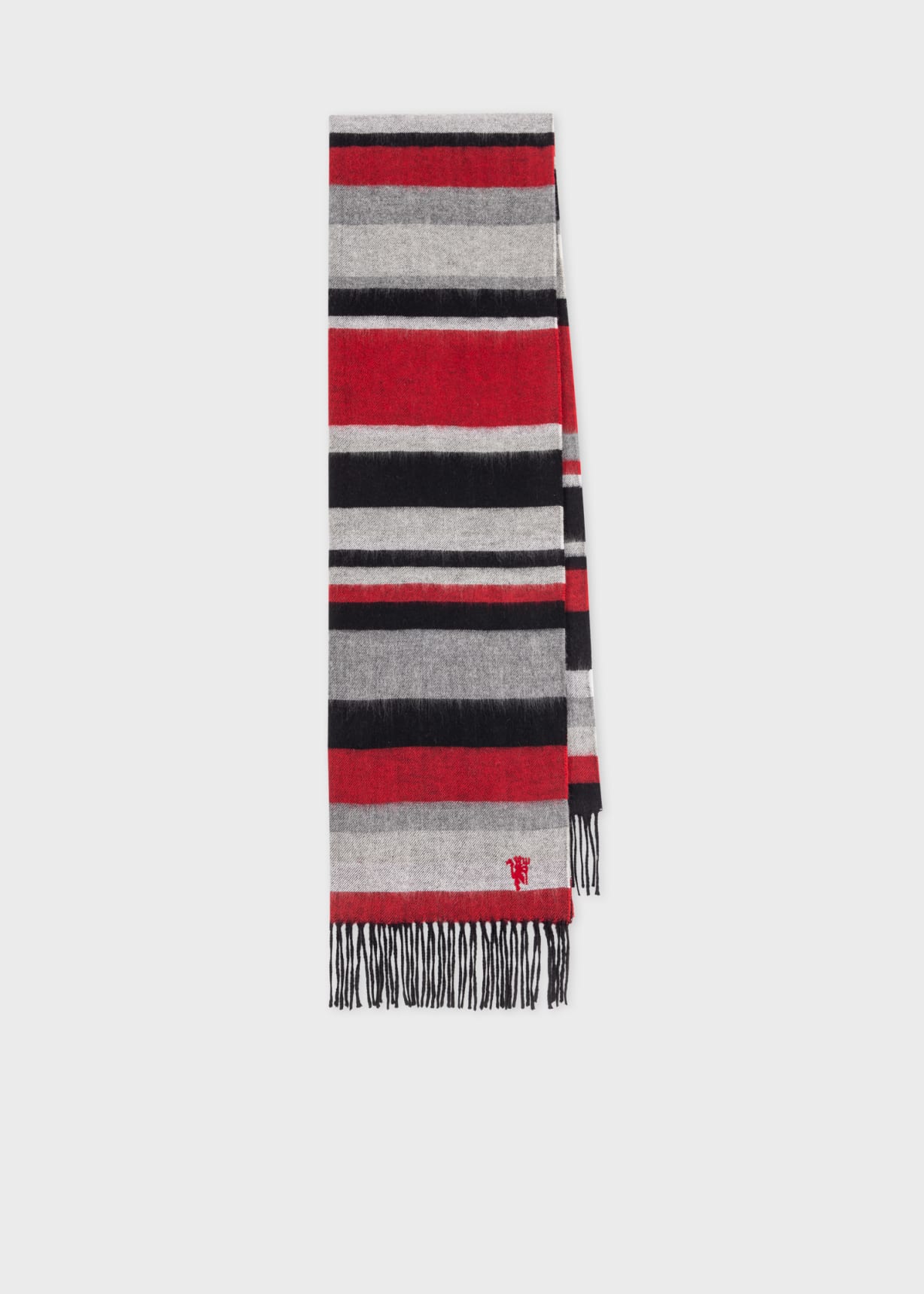 Paul Smith for Manchester United - Wool-Blend Stripe Scarf