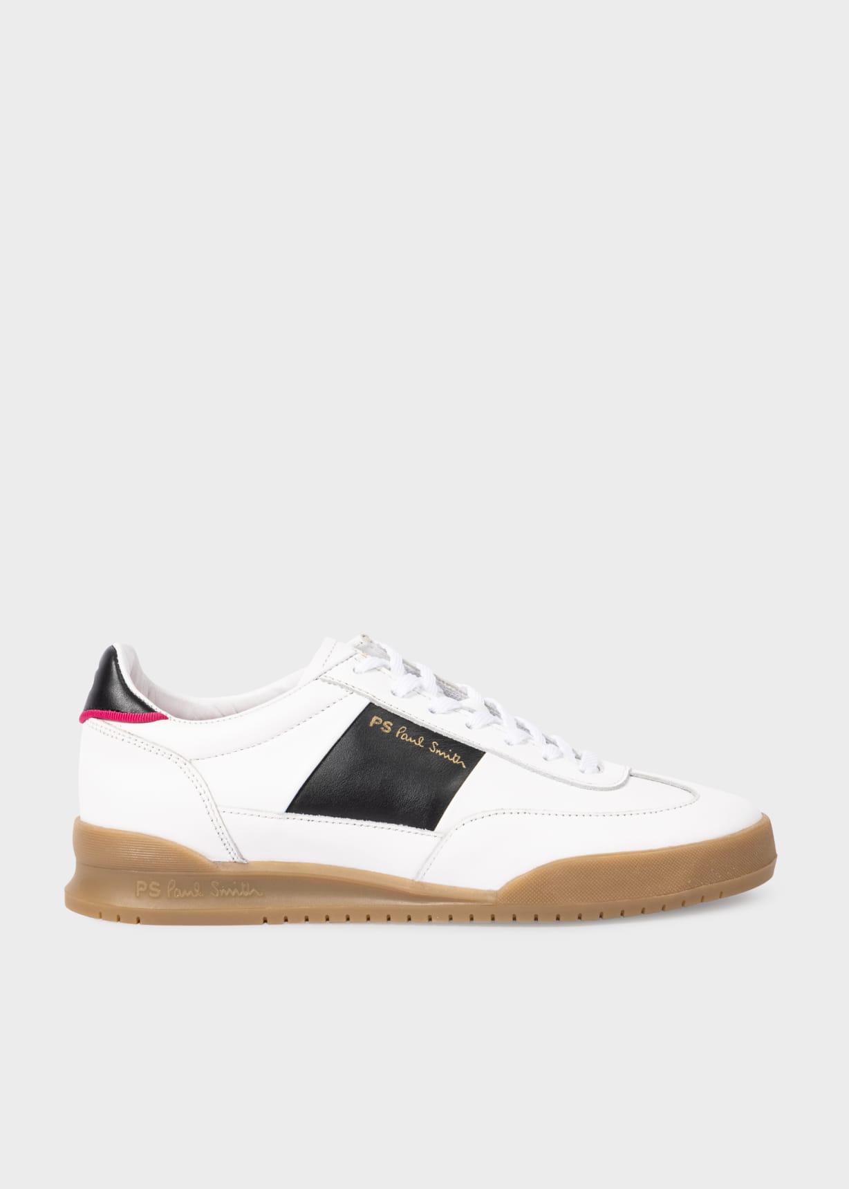 Product view - Women's White Leather 'Dover' Trainers Paul Smith