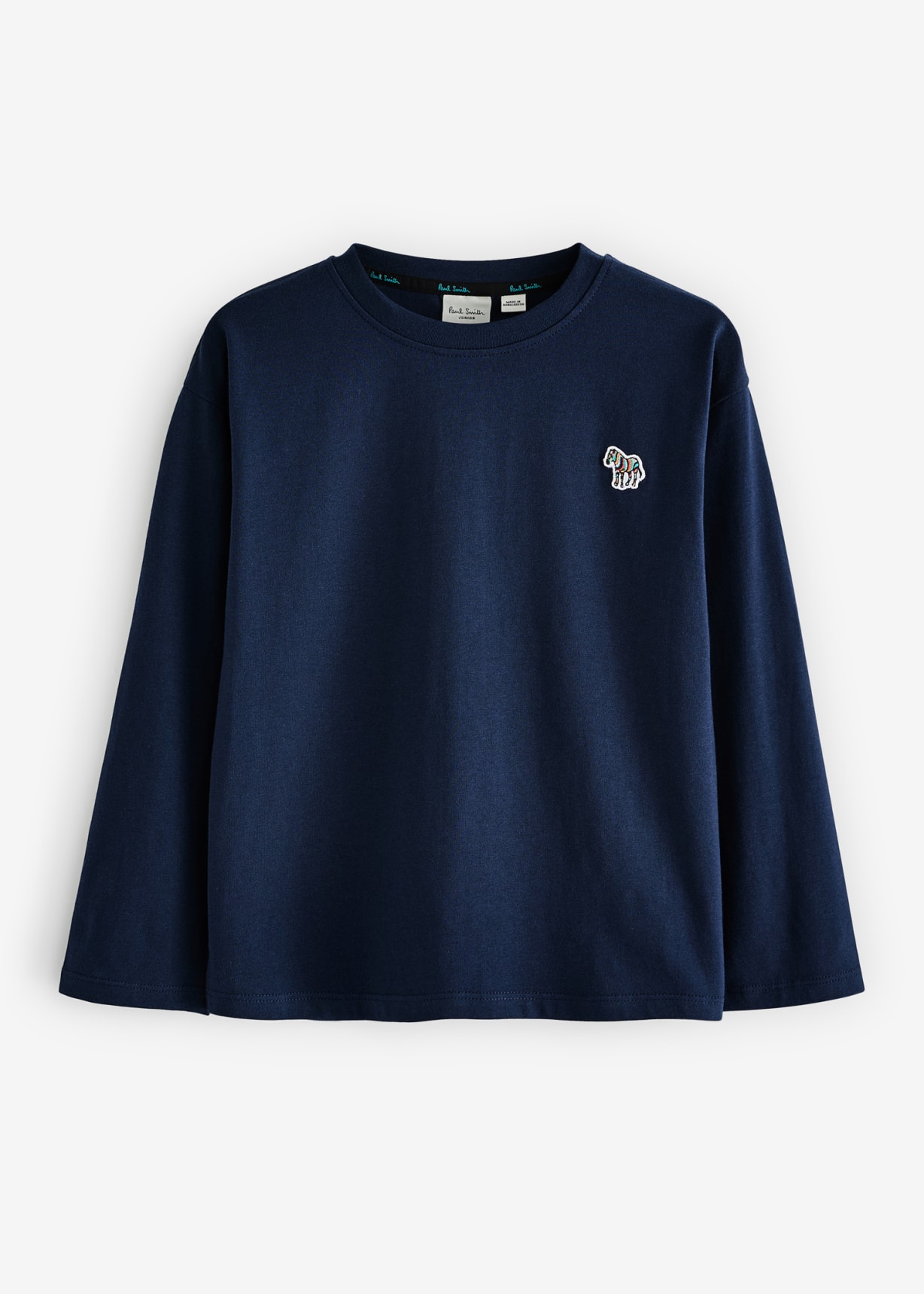 2-13 Years Navy, White & Grey Long-Sleeve T-Shirts 3 Pack