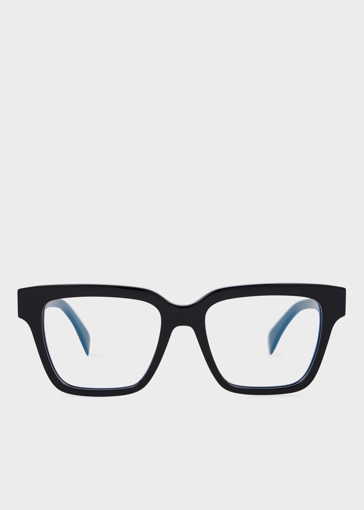 Étui Rigide à Clapet Paul Smith Pour Lunettes - Noir (tissu/cuir, Doublure Feutrine)