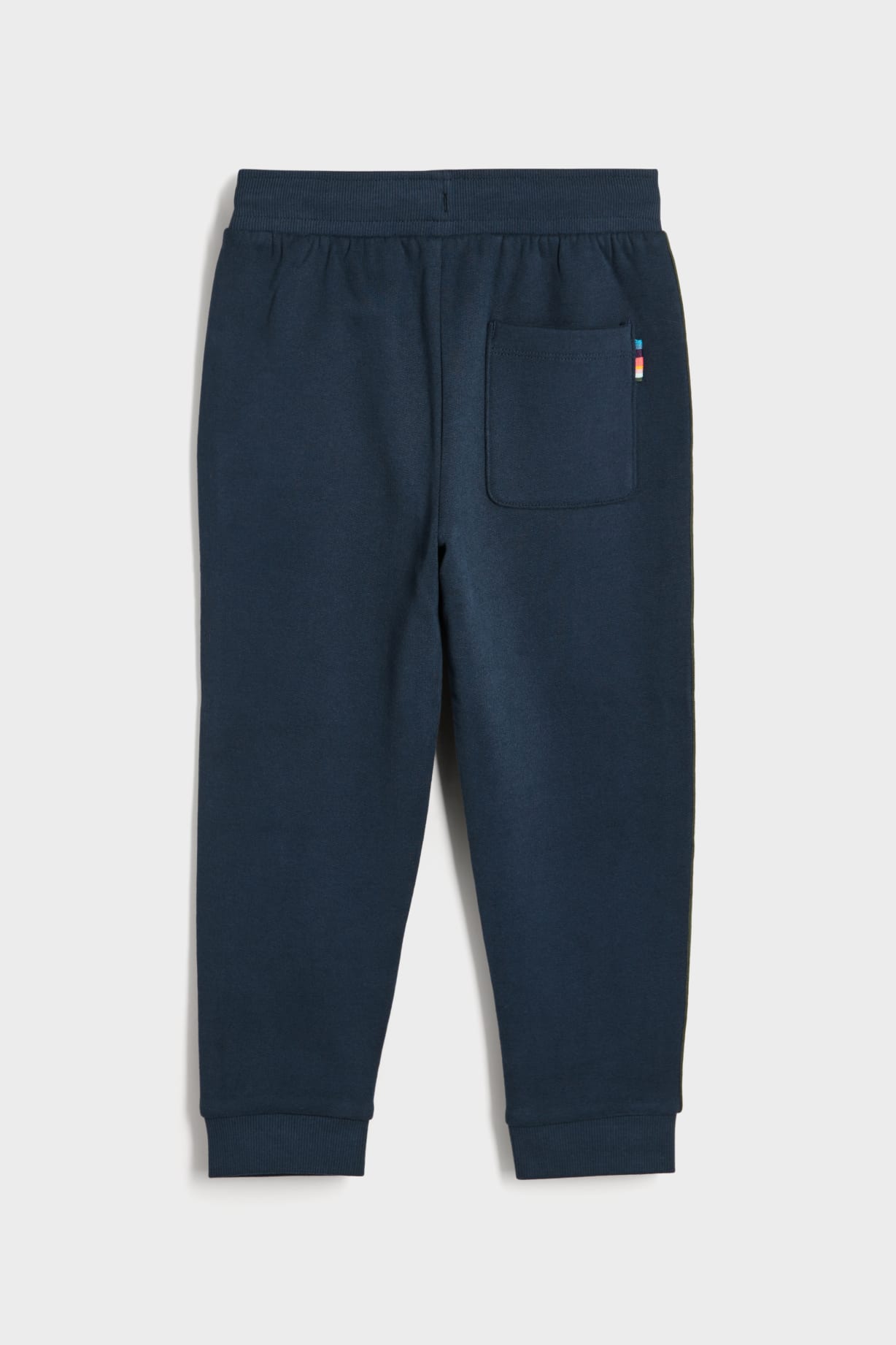 90s paul smith two-tuck stripe スラックス Black Cotton 'Artist Stripe' Lounge Pants