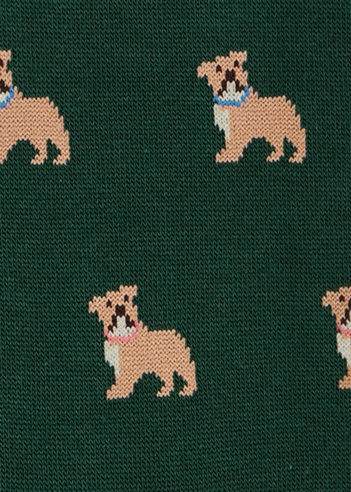 Product view - Dark Green Cotton-Blend 'Bulldog' Socks Paul Smith