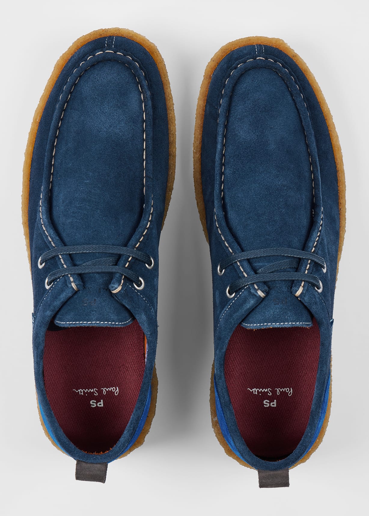 Product view - Navy Suede 'Buster' Shoes Paul Smith