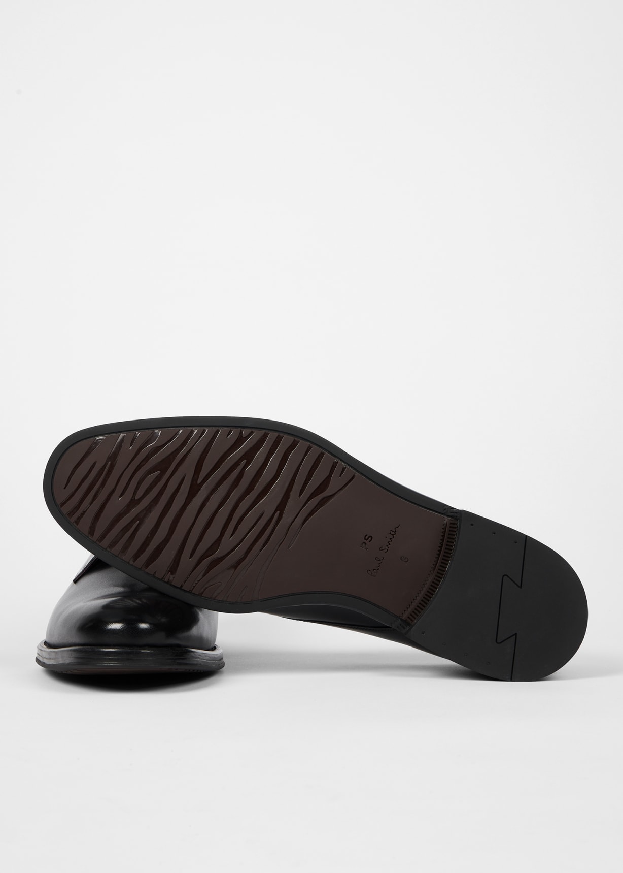 Product view - Black Leather 'Pierce' Loafers