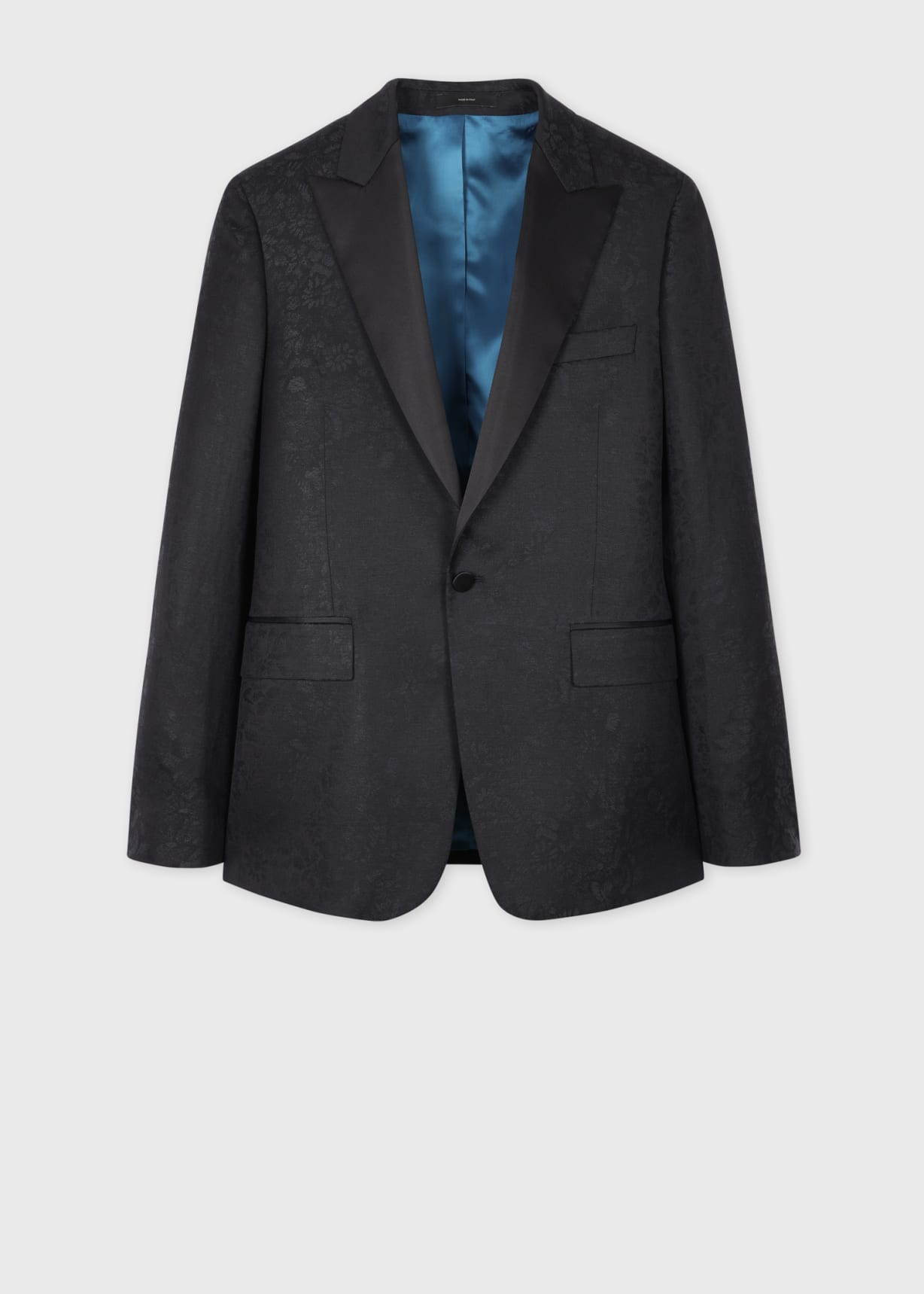 The Soho - Tailored-Fit Floral Jacquard Wool-Linen Evening