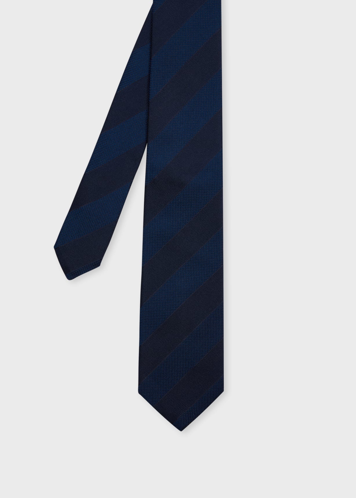 Men's Navy Tonal Diagonal Stripe Tie