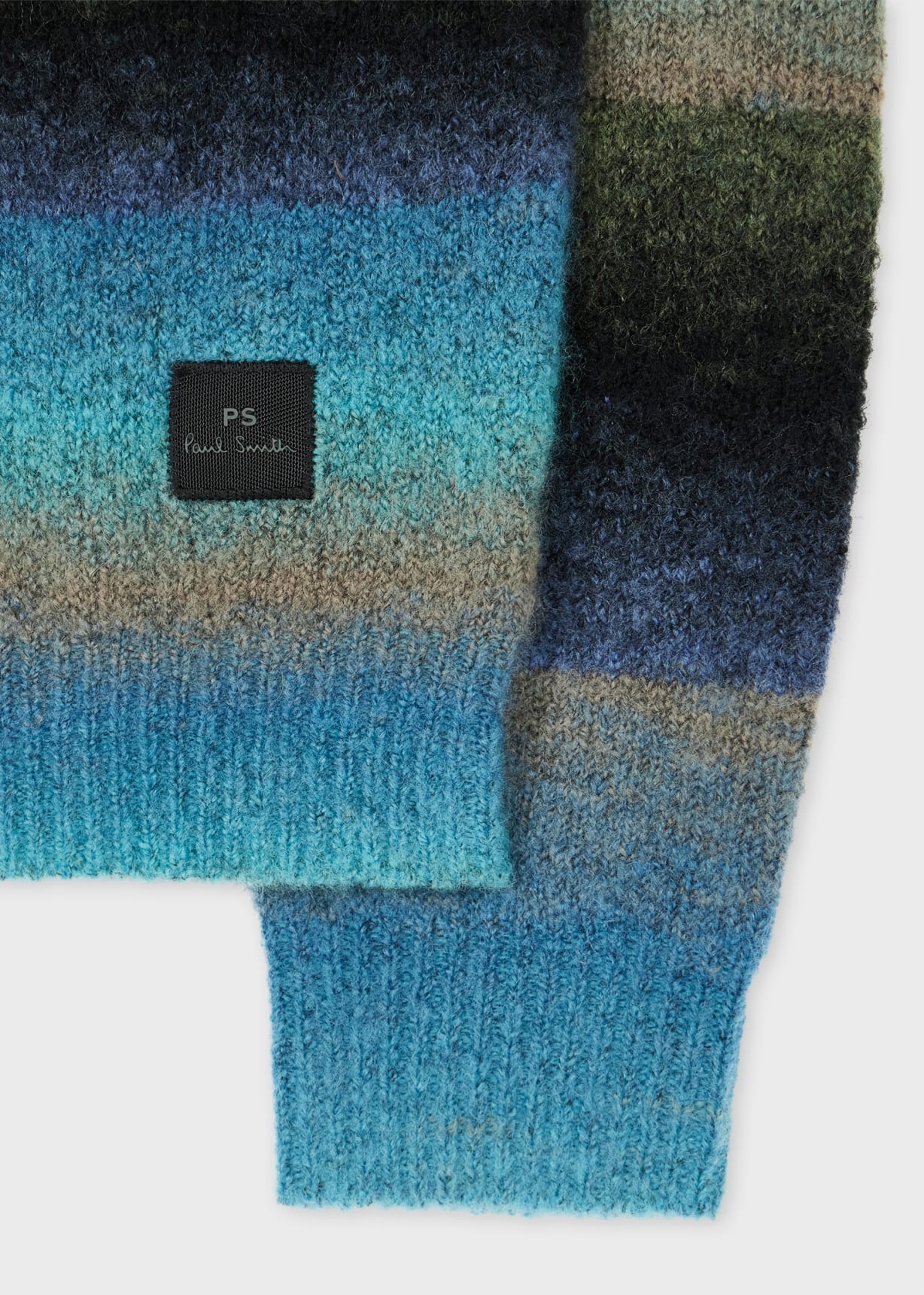 Gray Label Blue Beige Stripe Merino Wool Sweater / 12-18 months