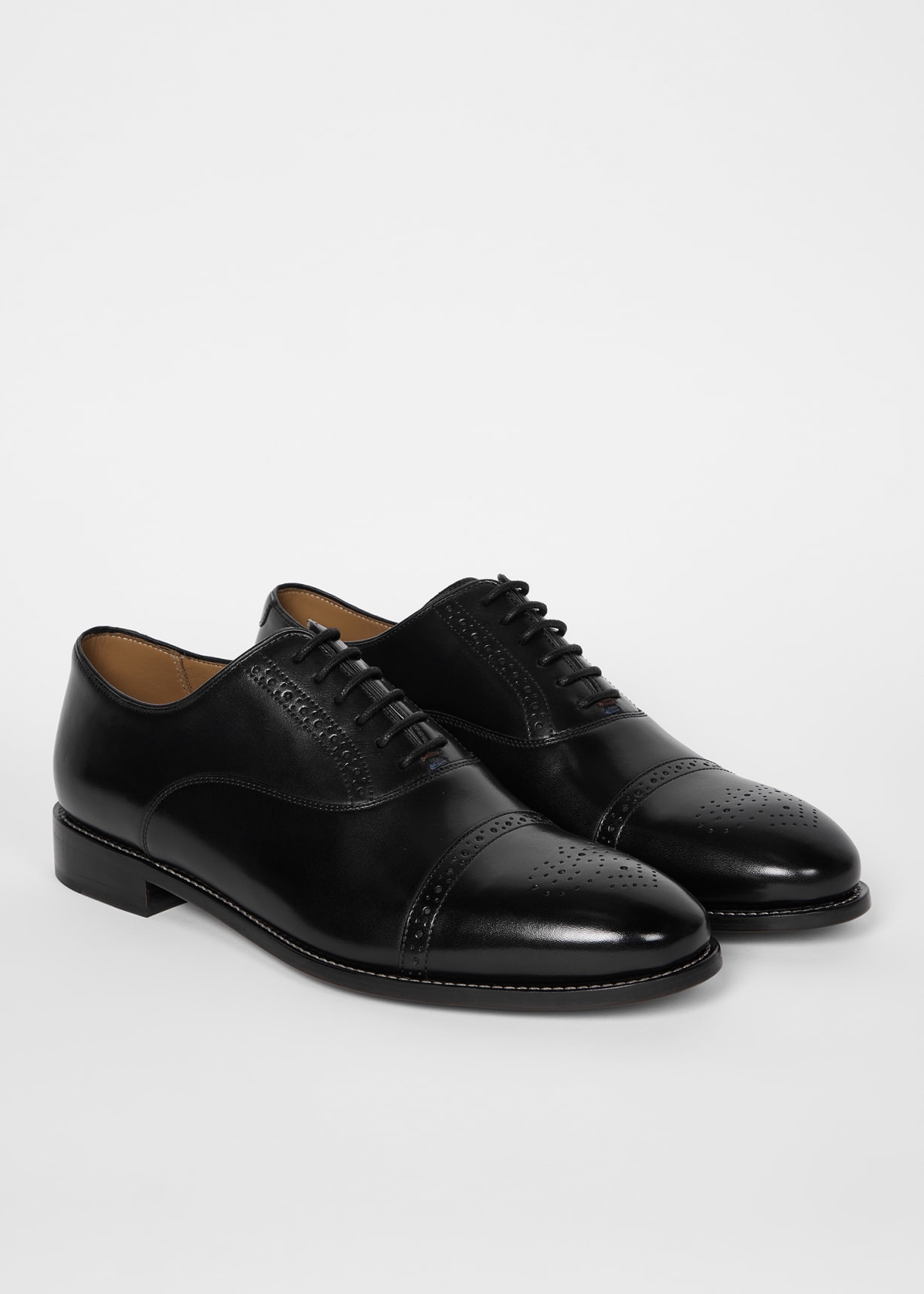 Men's Black Leather 'Philip' Shoes