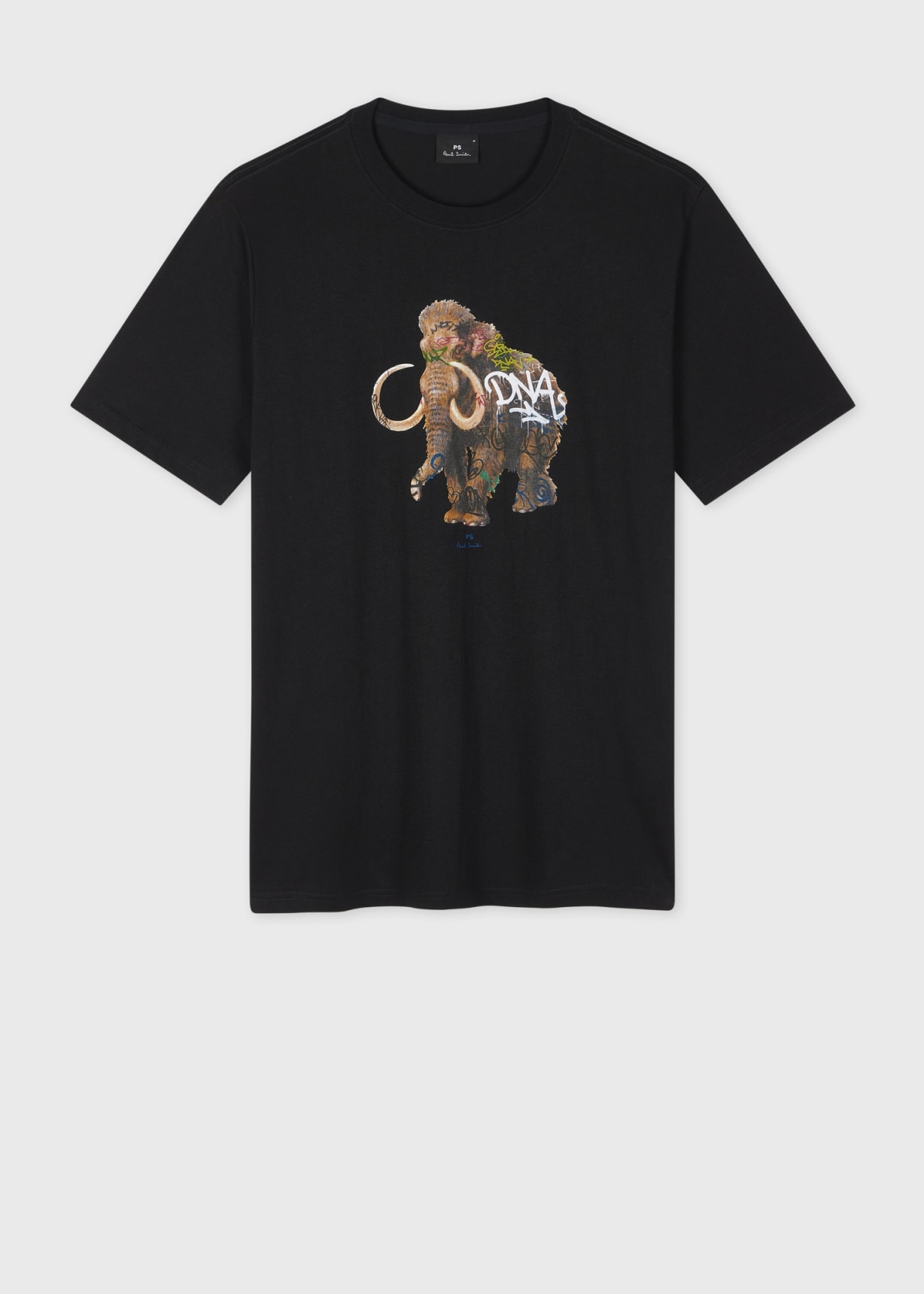 *Paul Smith* \"Graffiti Mammoth\" プリントTシャツ Men's Black 'Graffiti Mammoth' Print T-Shirt