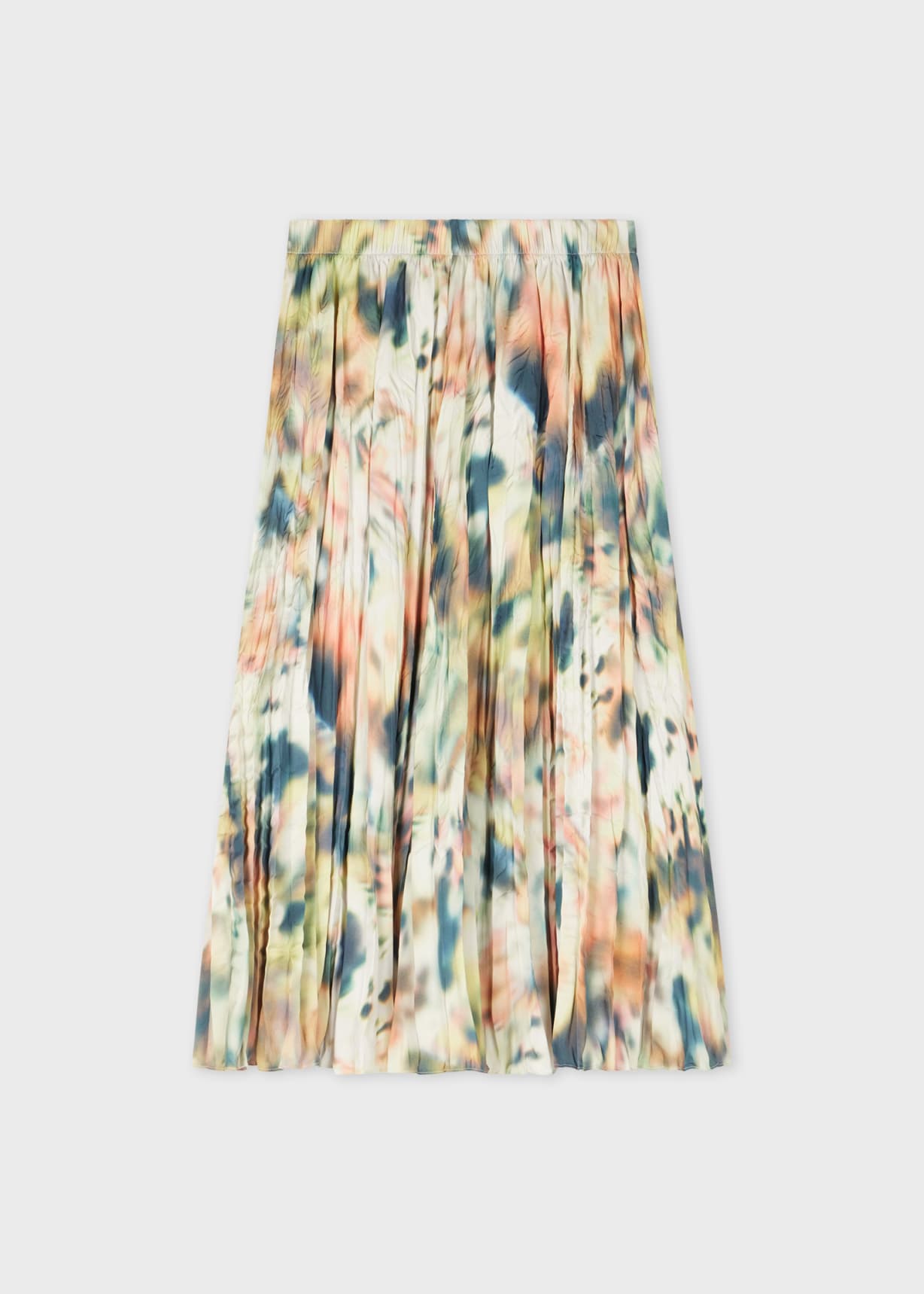 Women's 'Lens Blur Botanical' Plissé Pleated Skirt