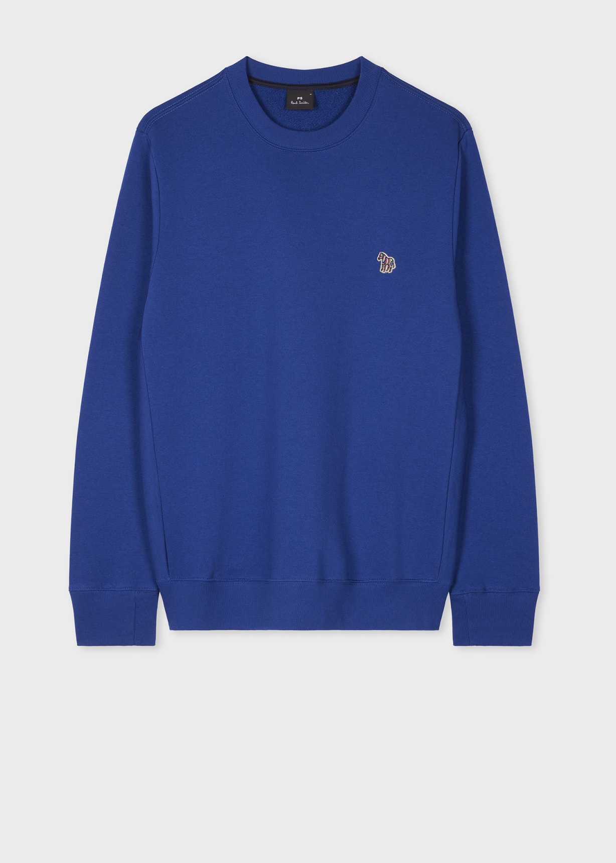 Product view - Royal Blue Zebra Logo Organic Cotton Sweatshirt Paul Smith