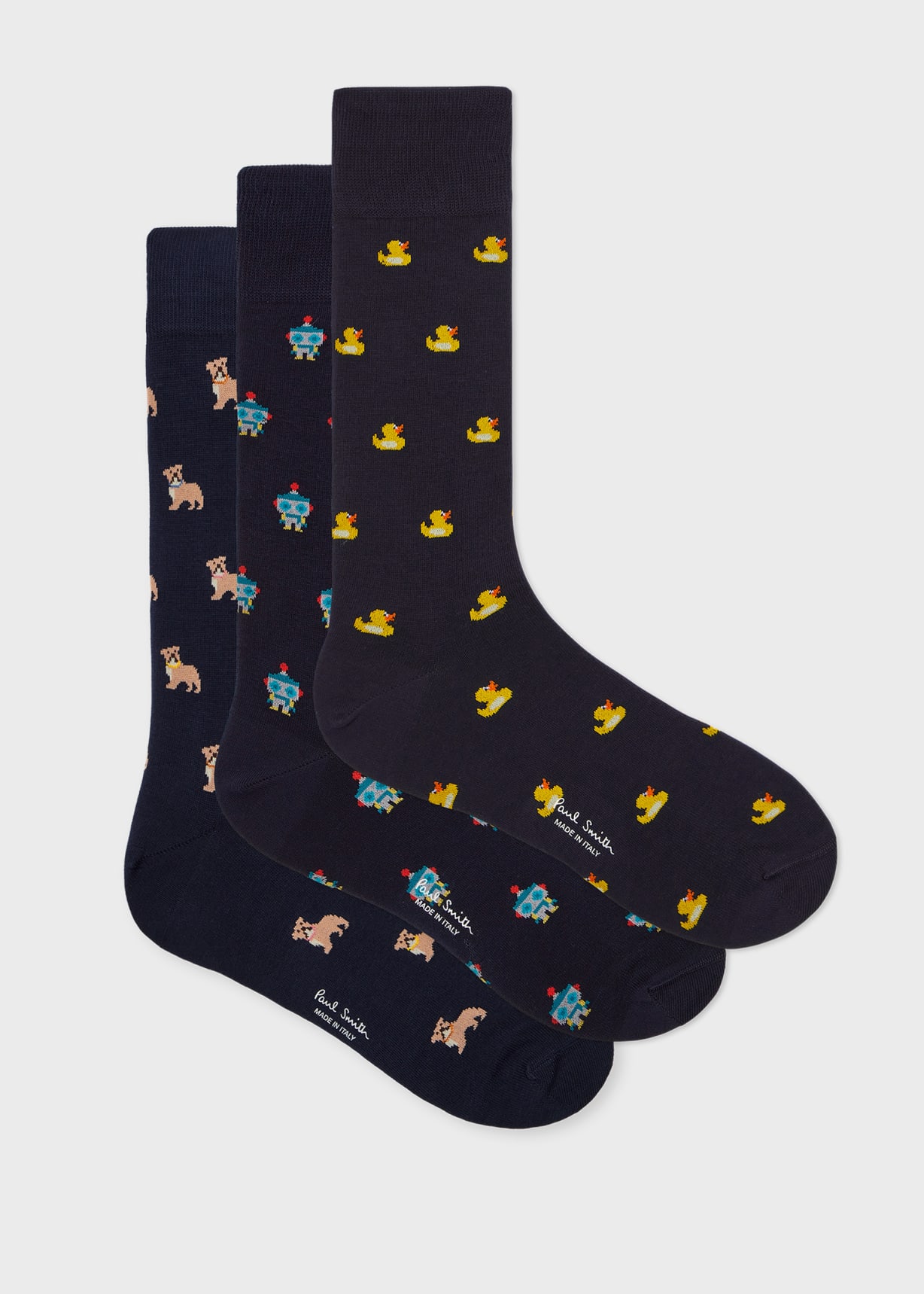 タイツ・ソックス Paul Smith Pack Of Three Socks Paul Smith Three-Pack Multicolor Socks Paul Smith