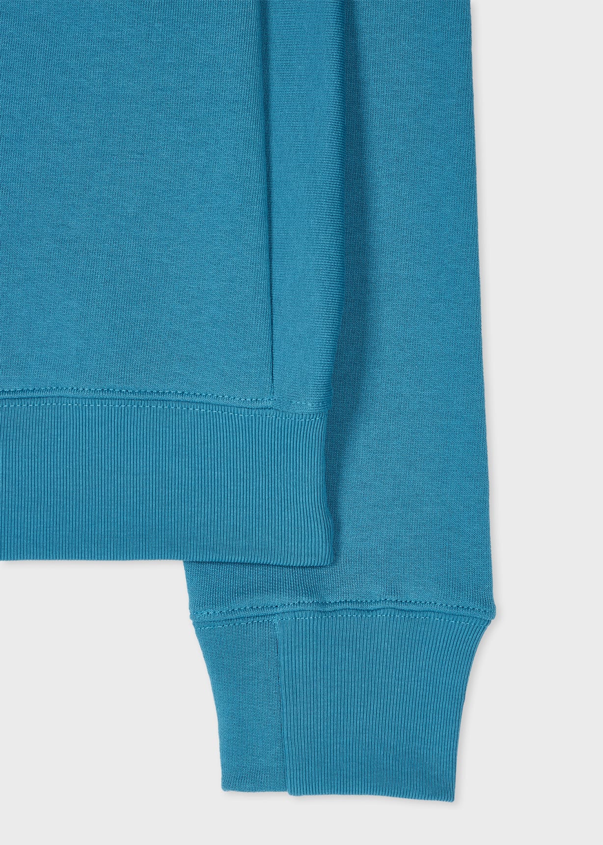 Product view - Teal Blue Zebra Logo Organic Cotton Sweatshirt Paul Smith