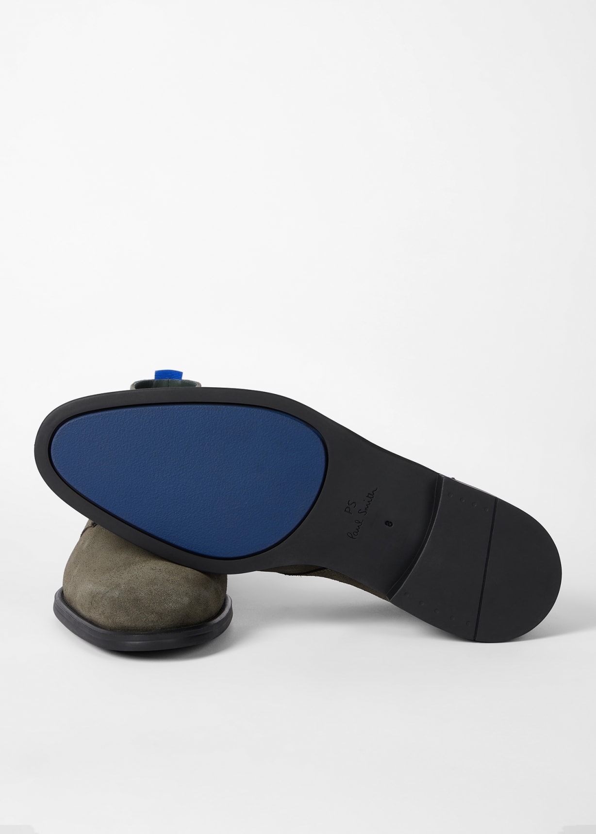 Product view - Dark Green Suede 'Drummond' Boots Paul Smith